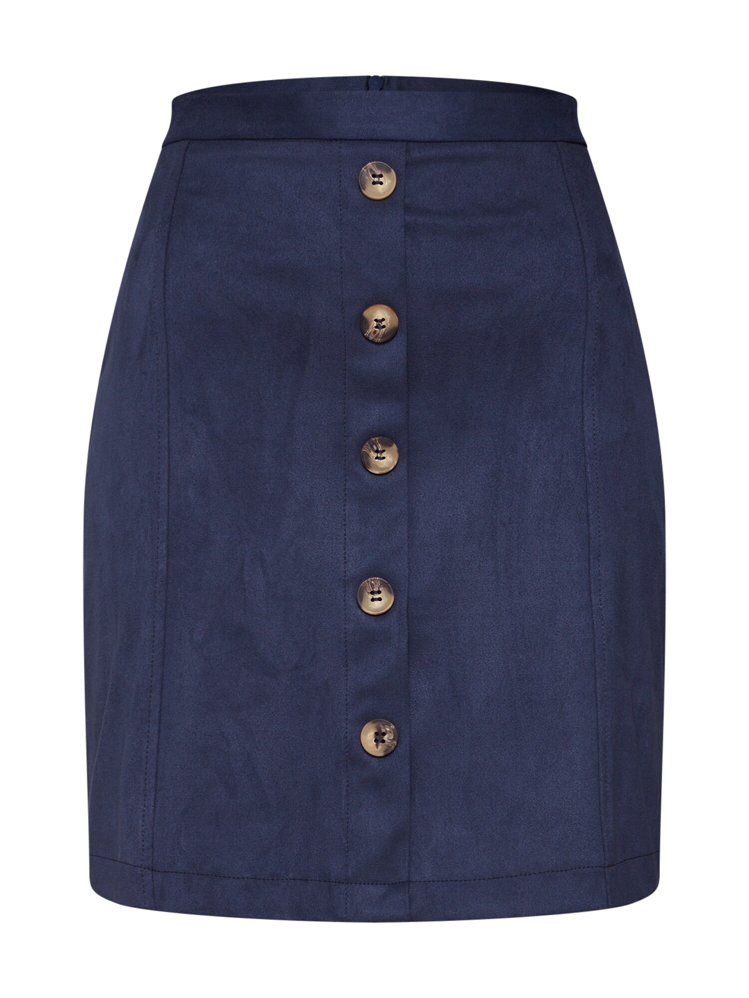 Esprit Dames Rok Dfake Suede Skirt Navy esprit kopen in de aanbieding