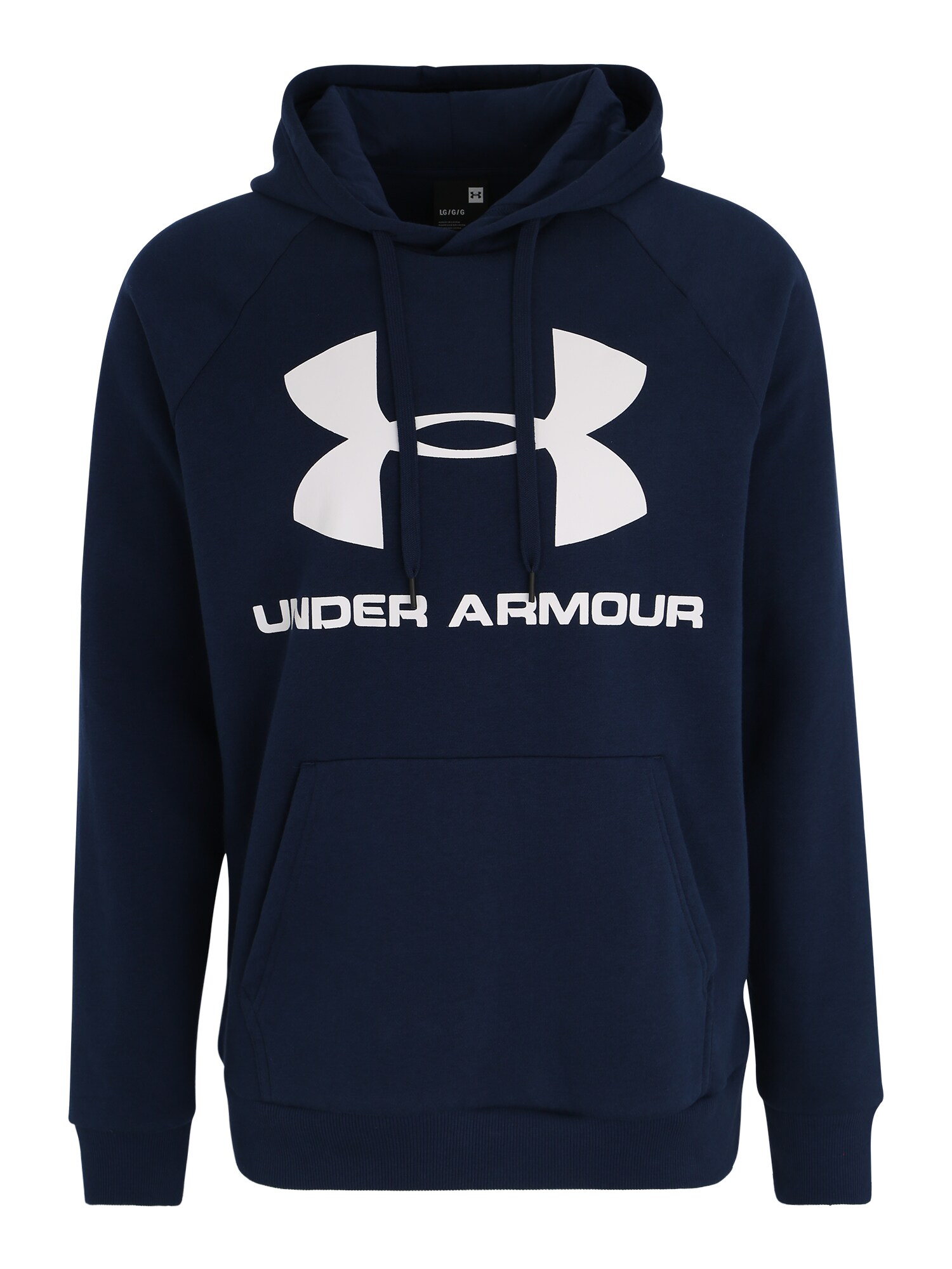 Under Armour Heren Sportsweatshirt Rival Fleece Sportstyle Navy Wit under armour kopen in de aanbieding