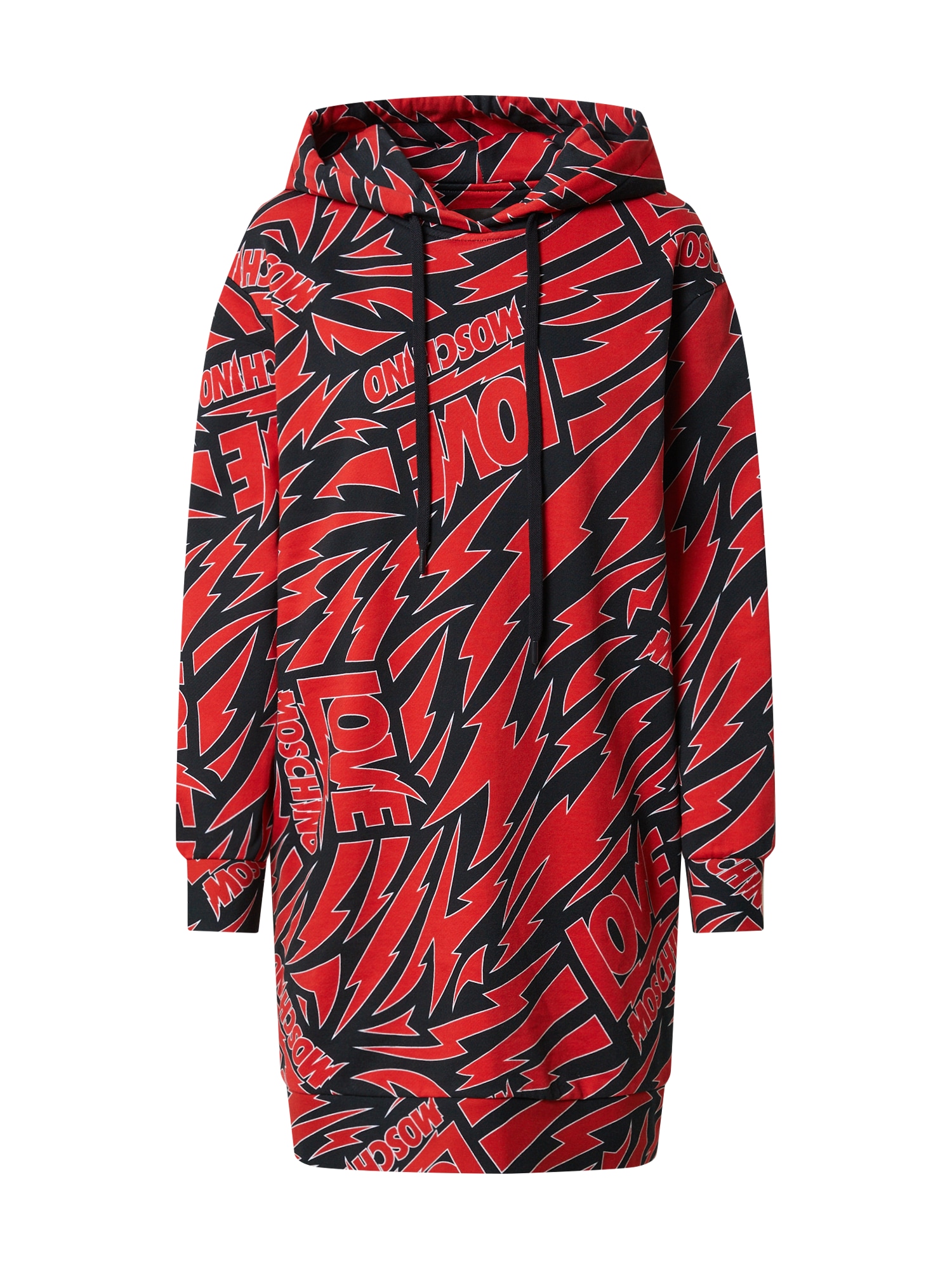 Love Moschino Suknelė  juoda / raudona