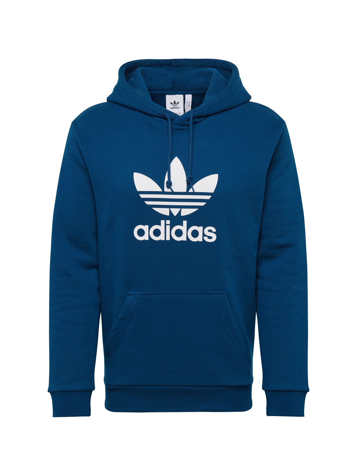 Adidas Originals Heren Sweatshirt Trefoil Blauw Wit adidas originals kopen in de aanbieding