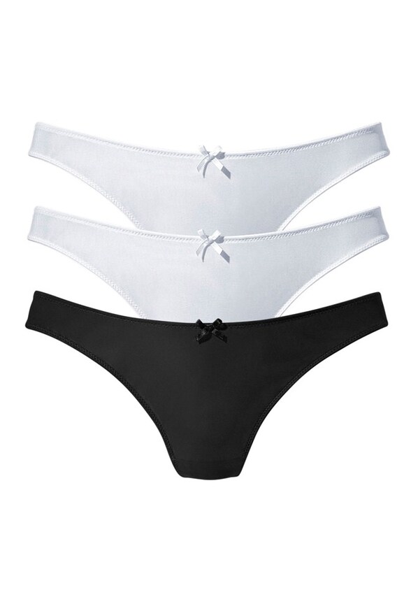 PETITE FLEUR, String bugyik, fekete & fehér, 1 kép a 6 közül