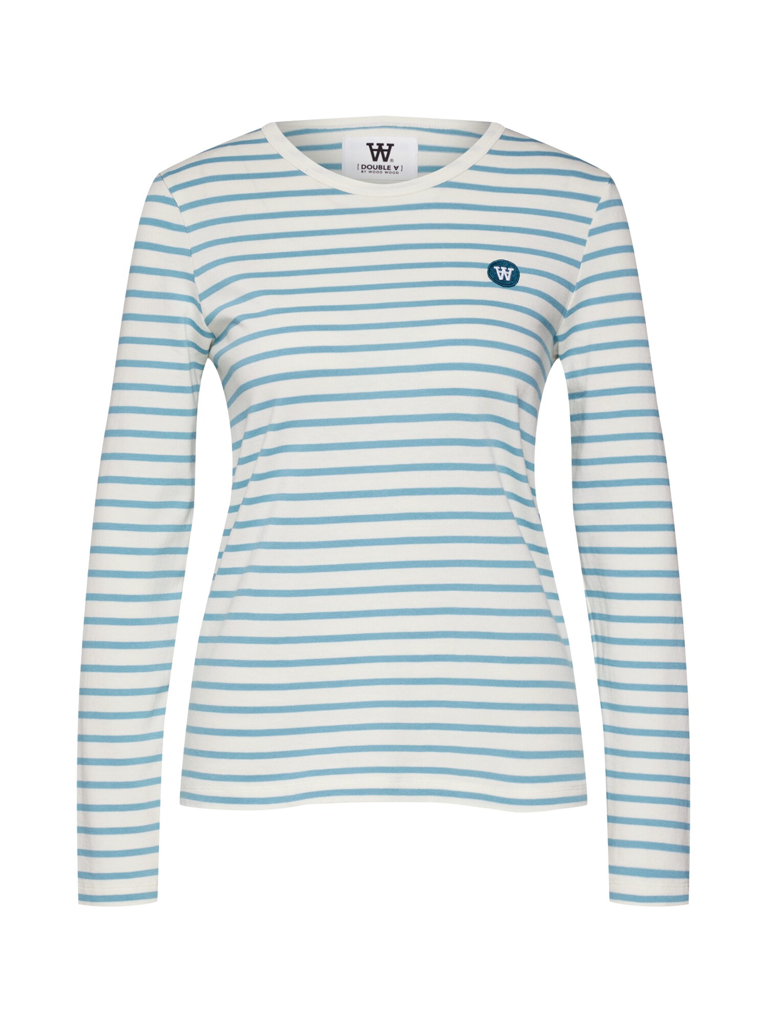 Wood Dames Shirt Moa Blauw Wit wood wood kopen in de aanbieding