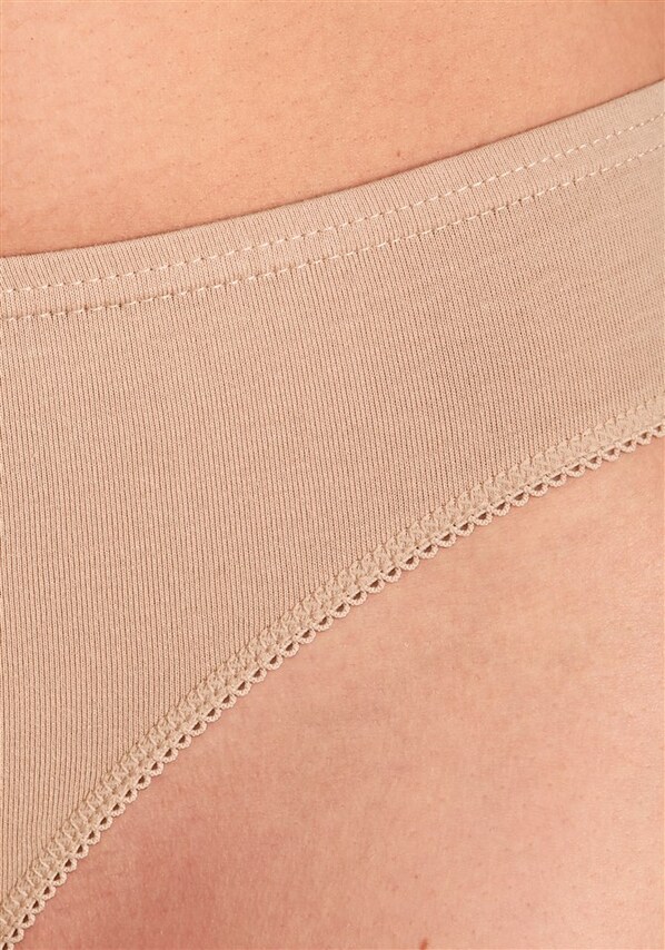 PETITE FLEUR, Slip, bézs, fekete & fehér, 3 kép a 7 közül