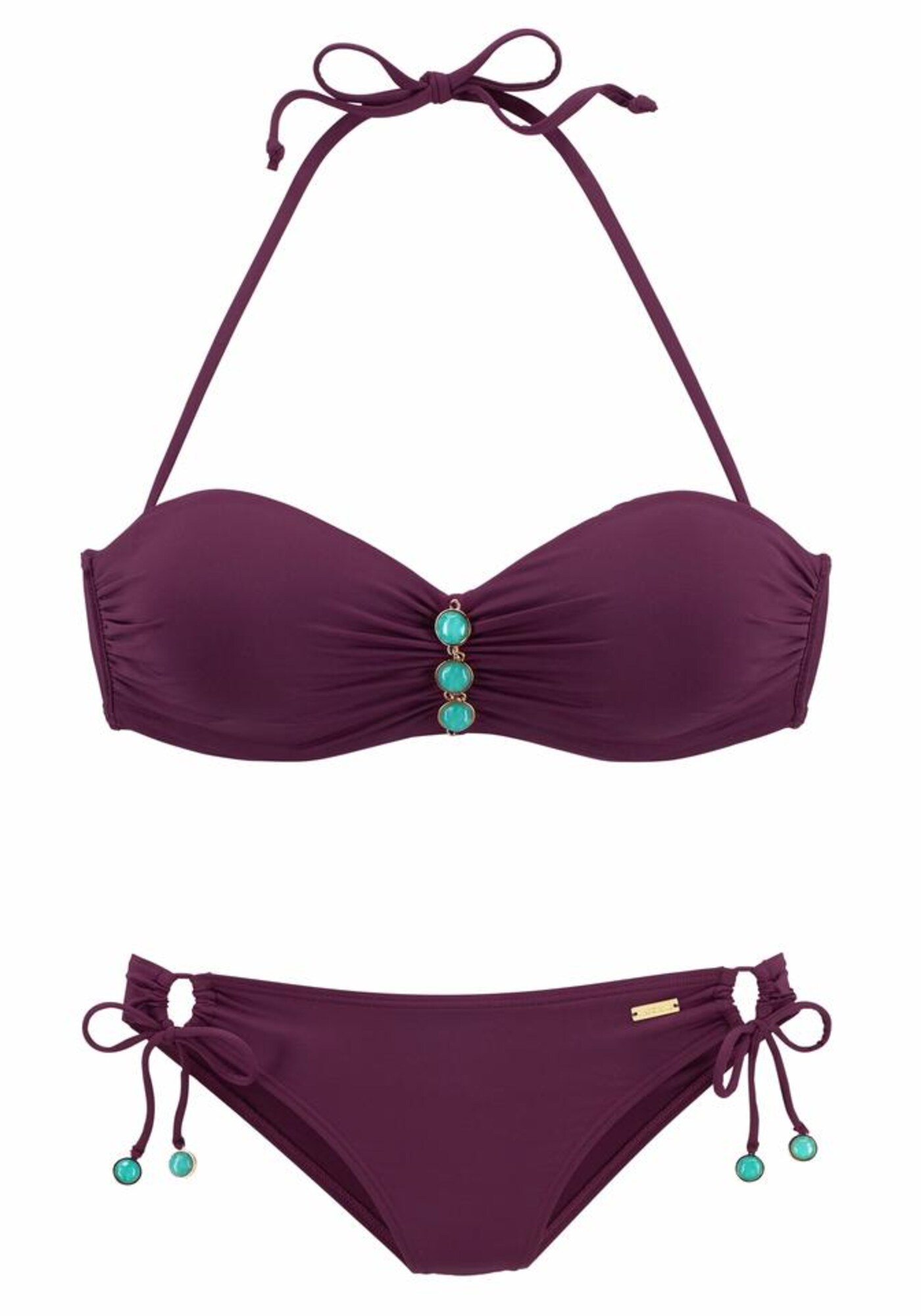 LASCANA Bikinis  baklažano spalva