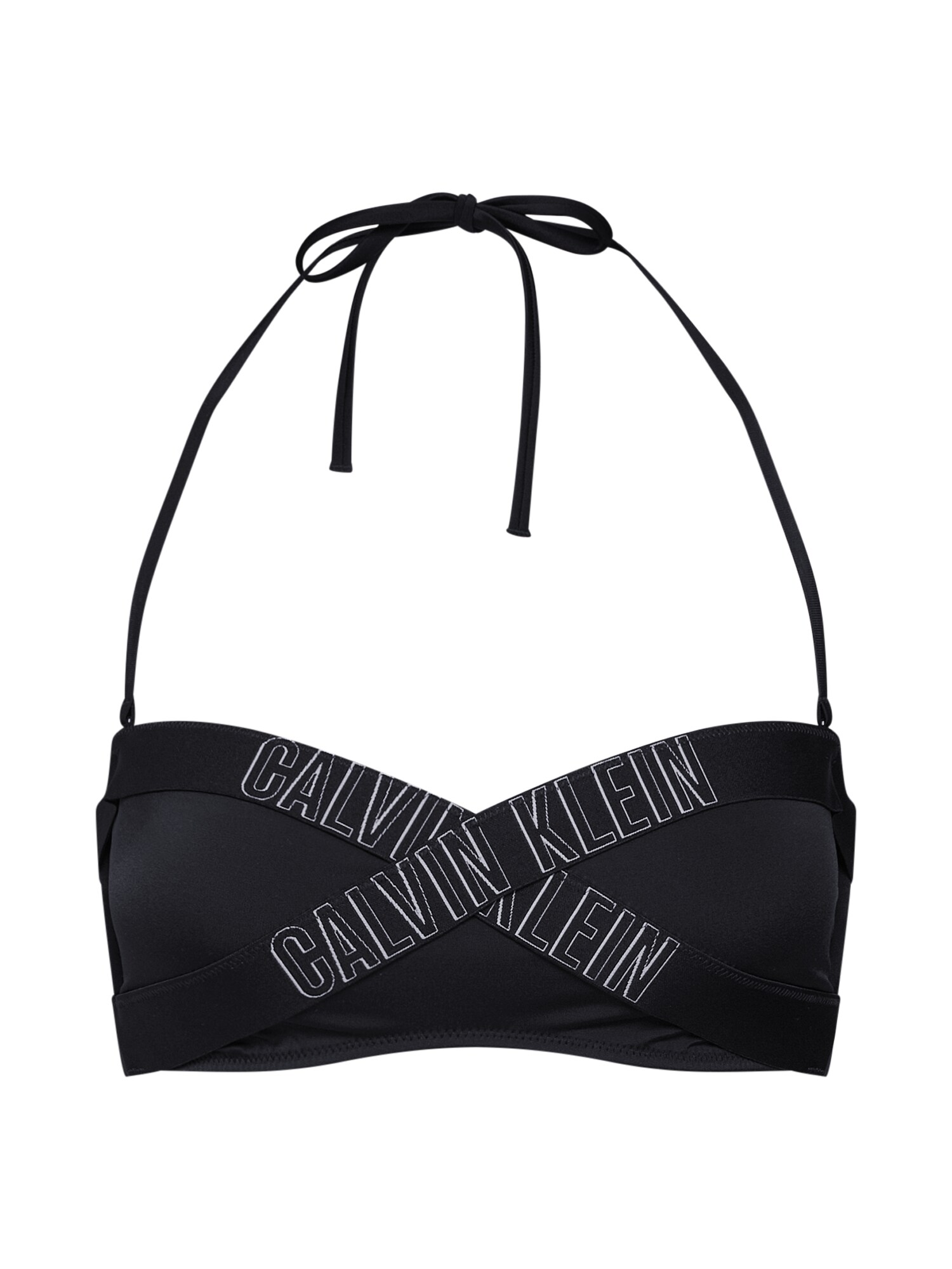 Calvin Klein Swimwear Dames Bikinitop Bandeau Rp Zwart calvin klein swimwear kopen in de aanbieding
