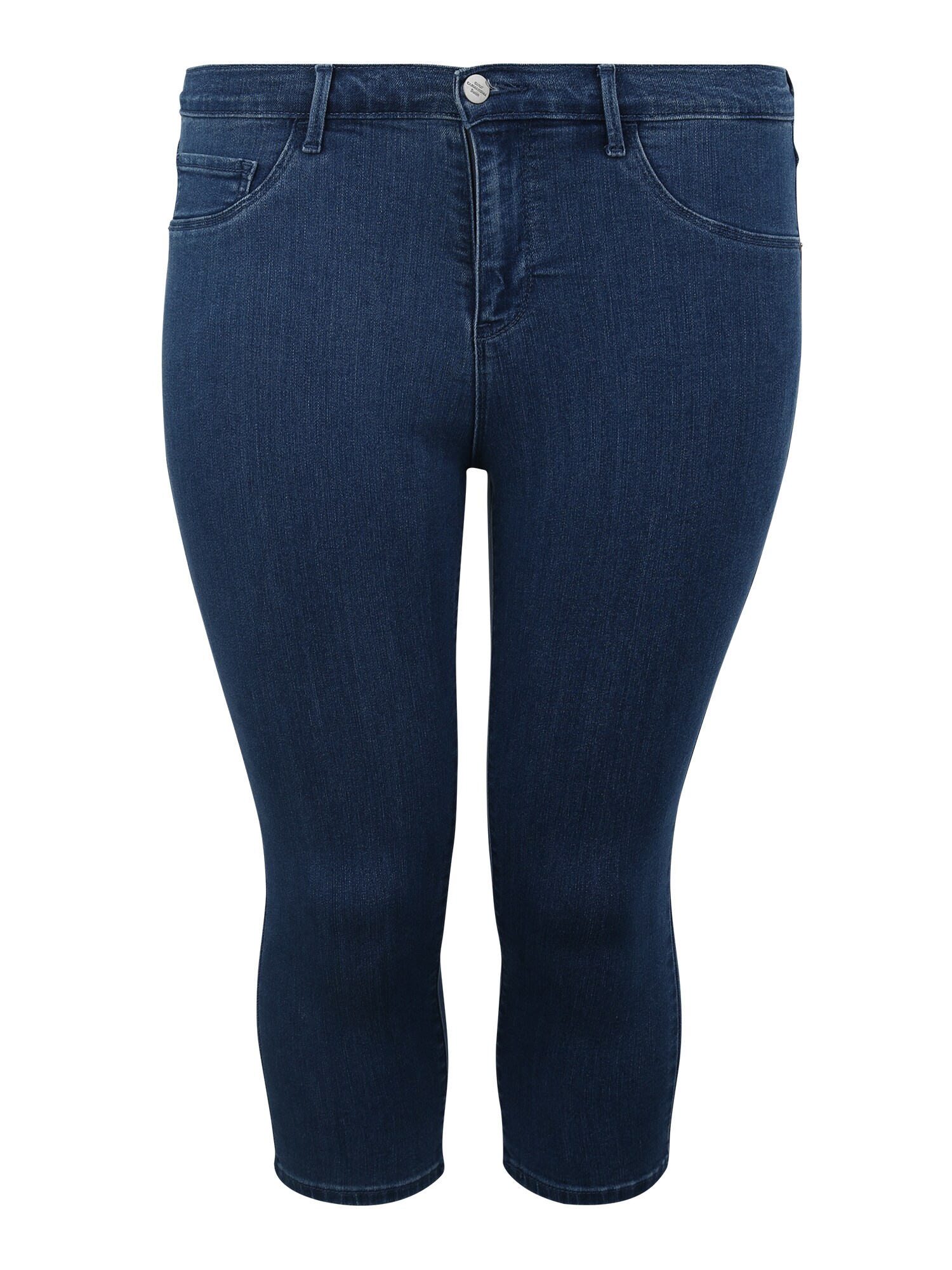 Only Carmakoma Dames Broek Blauw Denim only carmakoma kopen in de aanbieding