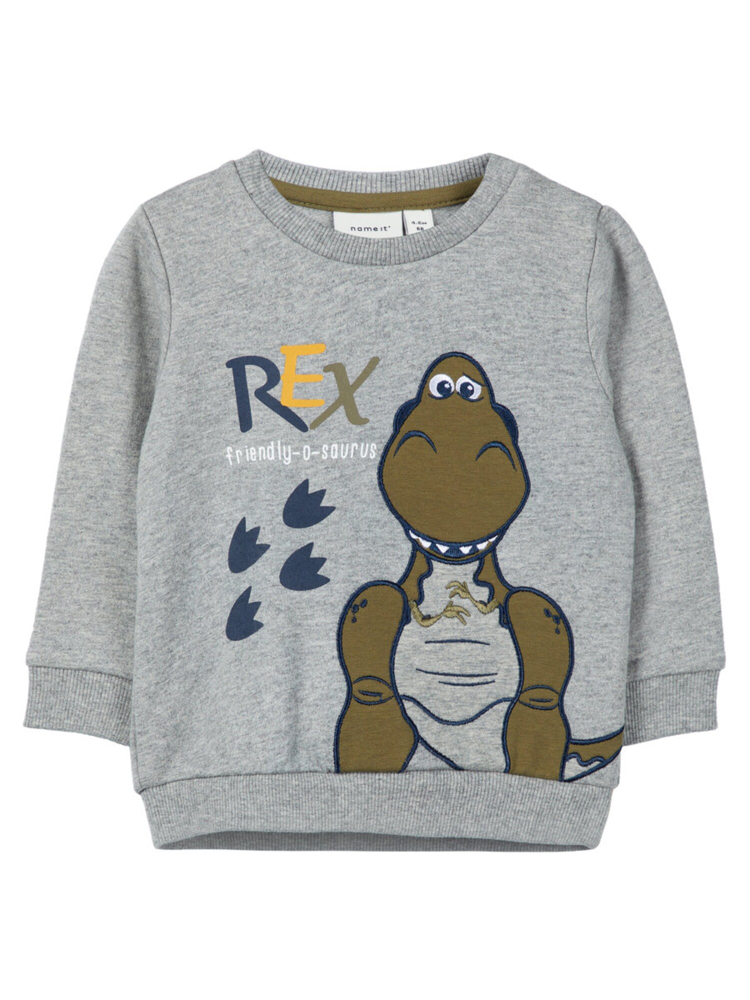 Name It Jongens Sweatshirt Toy Story Blauw Grijs Gemeleerd Kaki name it kopen in de aanbieding