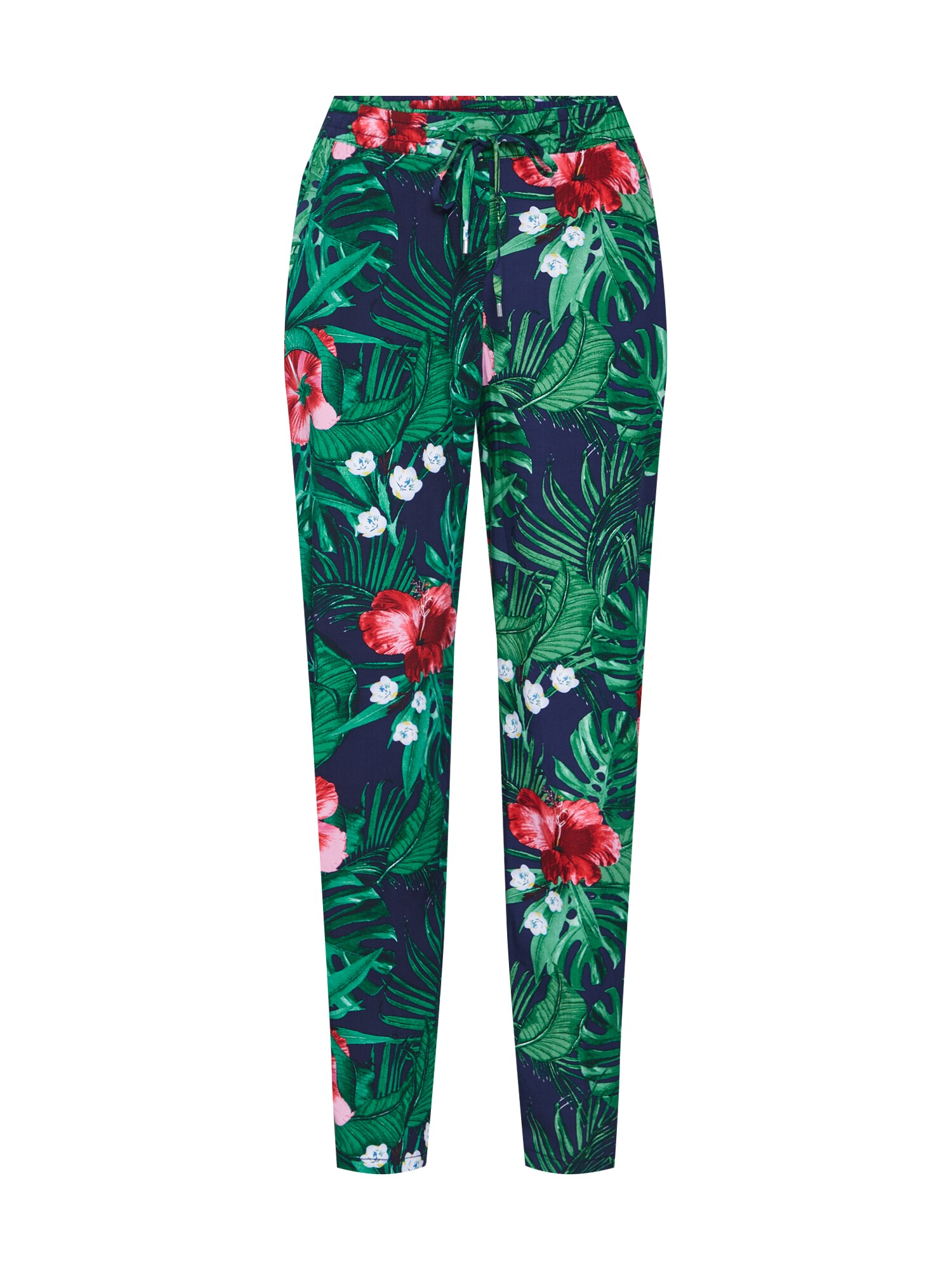 Soliver Red Label Dames Broek Navy Groen Gemengde Kleuren soliver red label kopen in de aanbieding