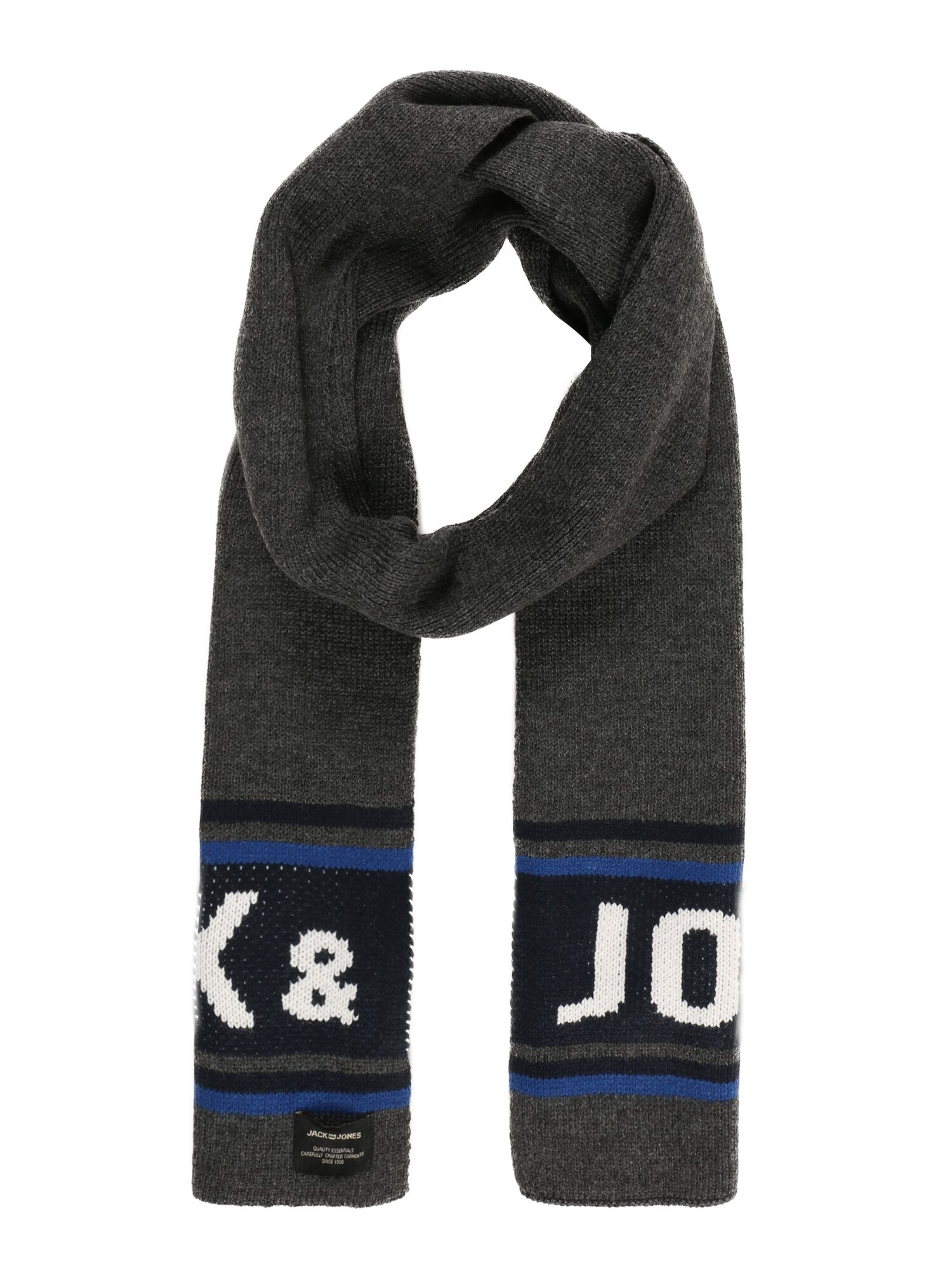 Jack And Jones Heren Sjaal Jaclogo Donkergrijs jack and jones kopen in de aanbieding