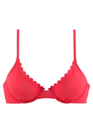 LASCANA, Bikini felső 'Scallop', piros
