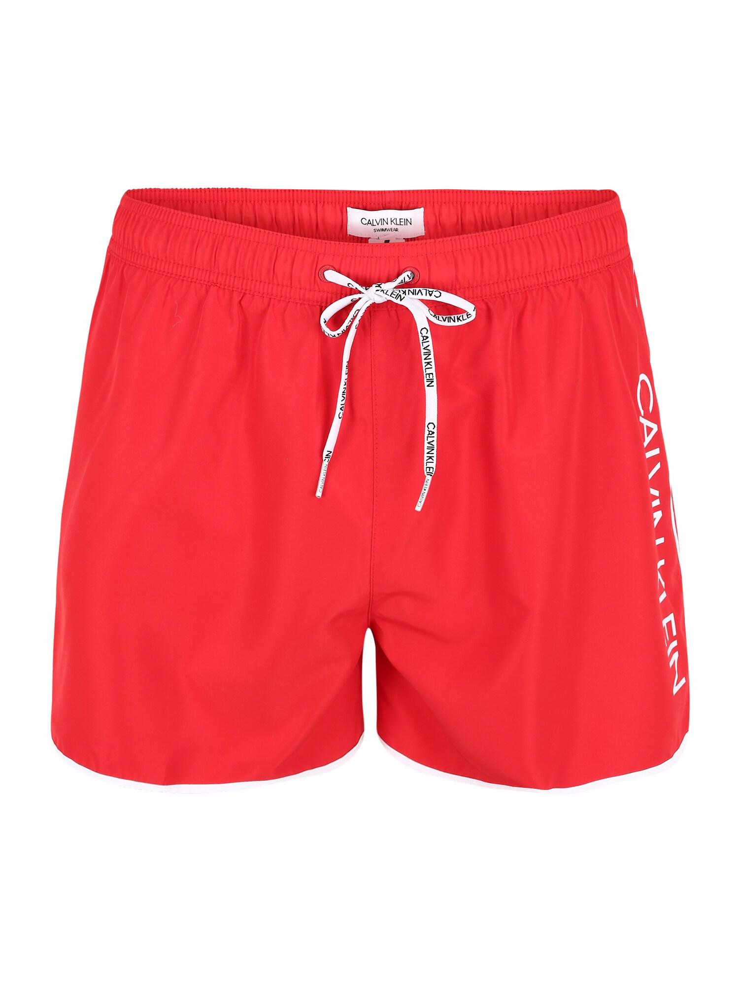 Calvin Klein Swimwear Maudymosi trumpikės  raudona / balta