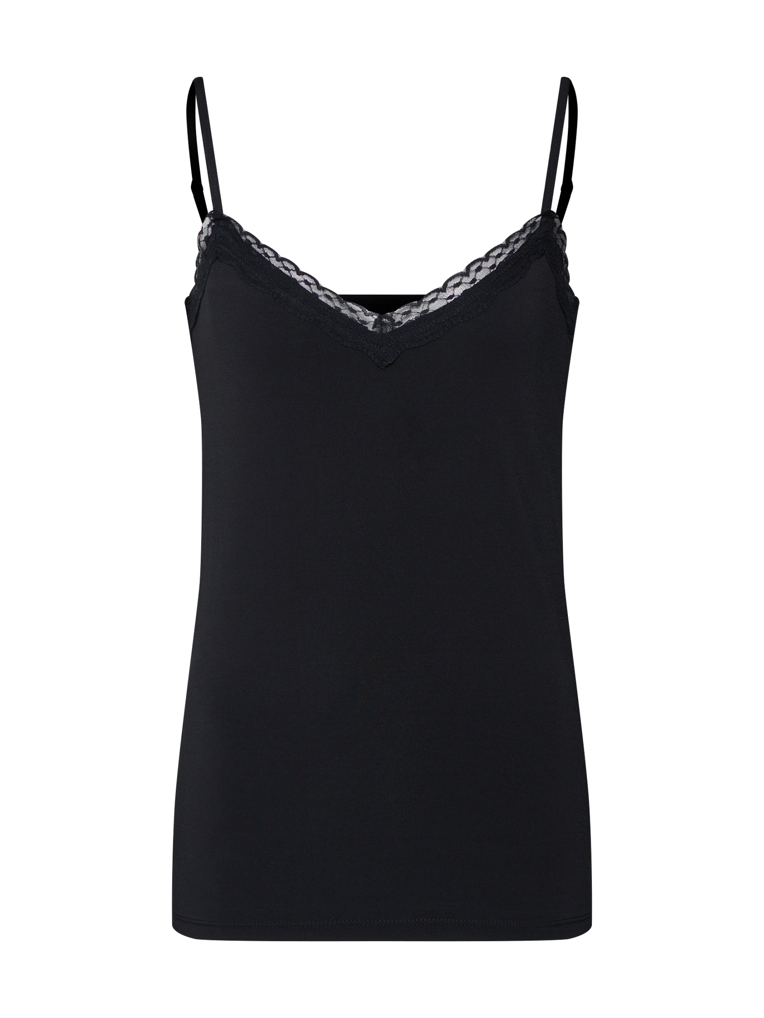 PIECES Top 'Kate'  čierna