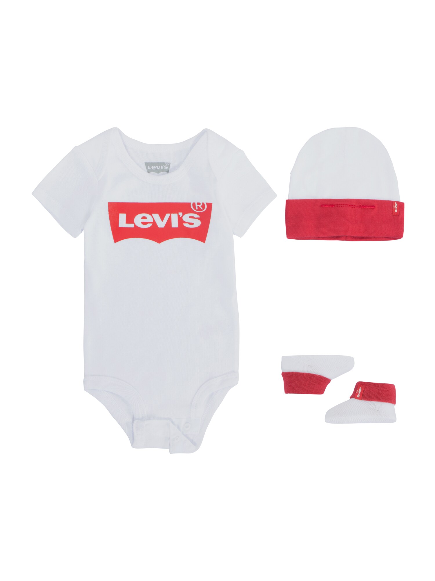 Levi's Kids Body 'Classic Batwing Infant 3pc Set'  biela