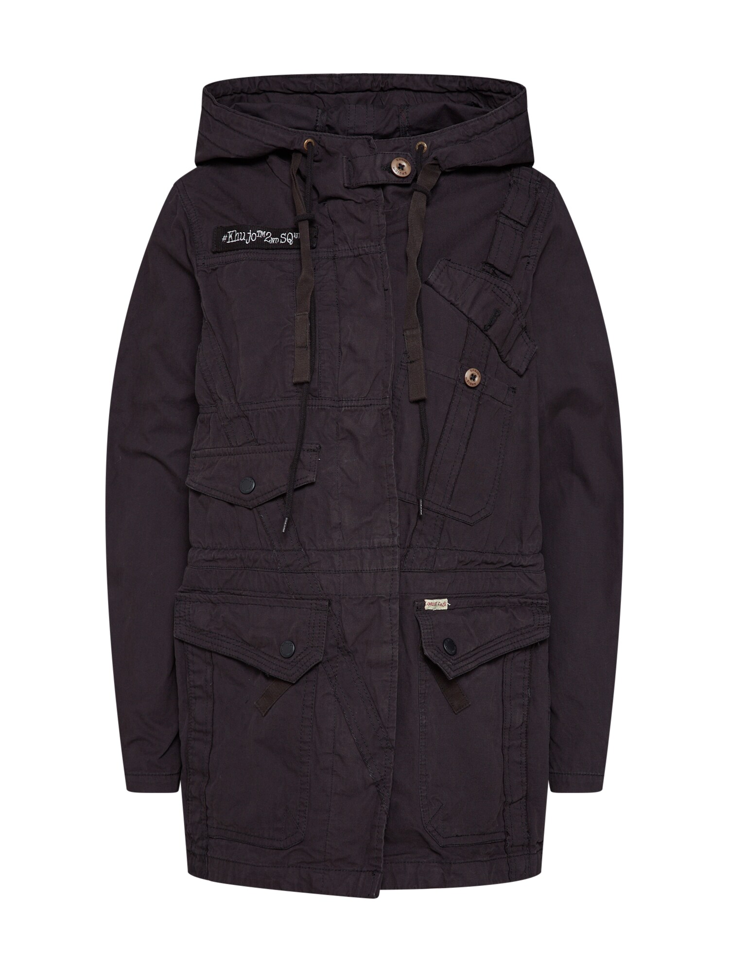 Khujo Dames Tussenjas Widad Zwart khujo kopen in de aanbieding