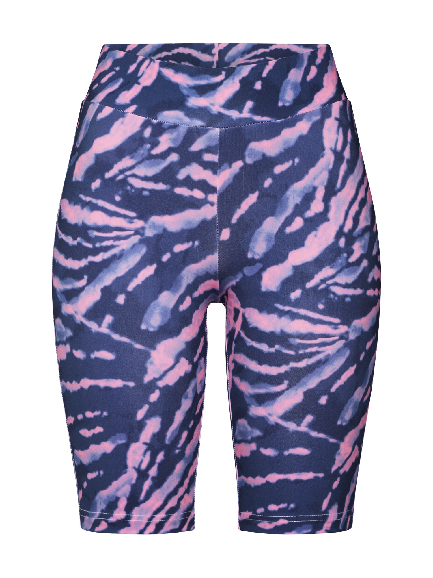 Urban Classics Kelnės 'Ladies Tie Dye Cycling Shorts'  purpurinė