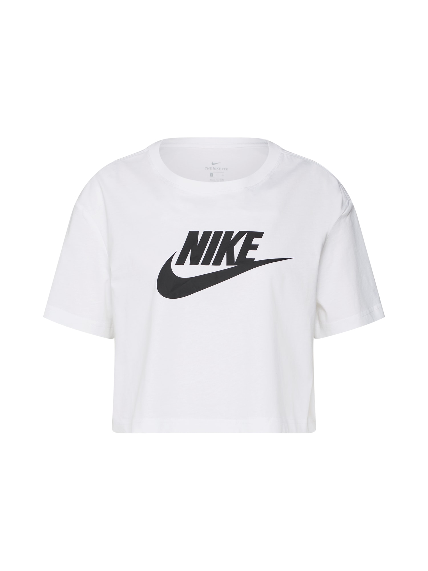 Nike Sportswear Marškinėliai juoda / balta