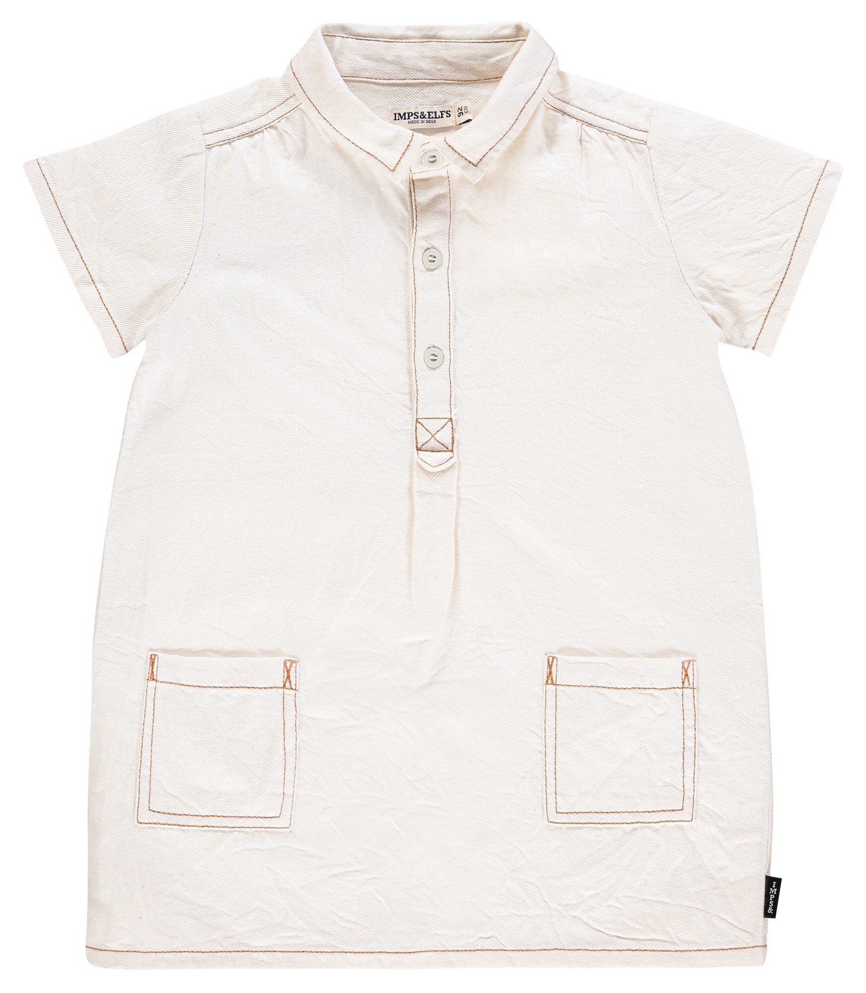 Impselfs Meisjes Jurk Kansas Natuurwit impselfs kopen in de aanbieding