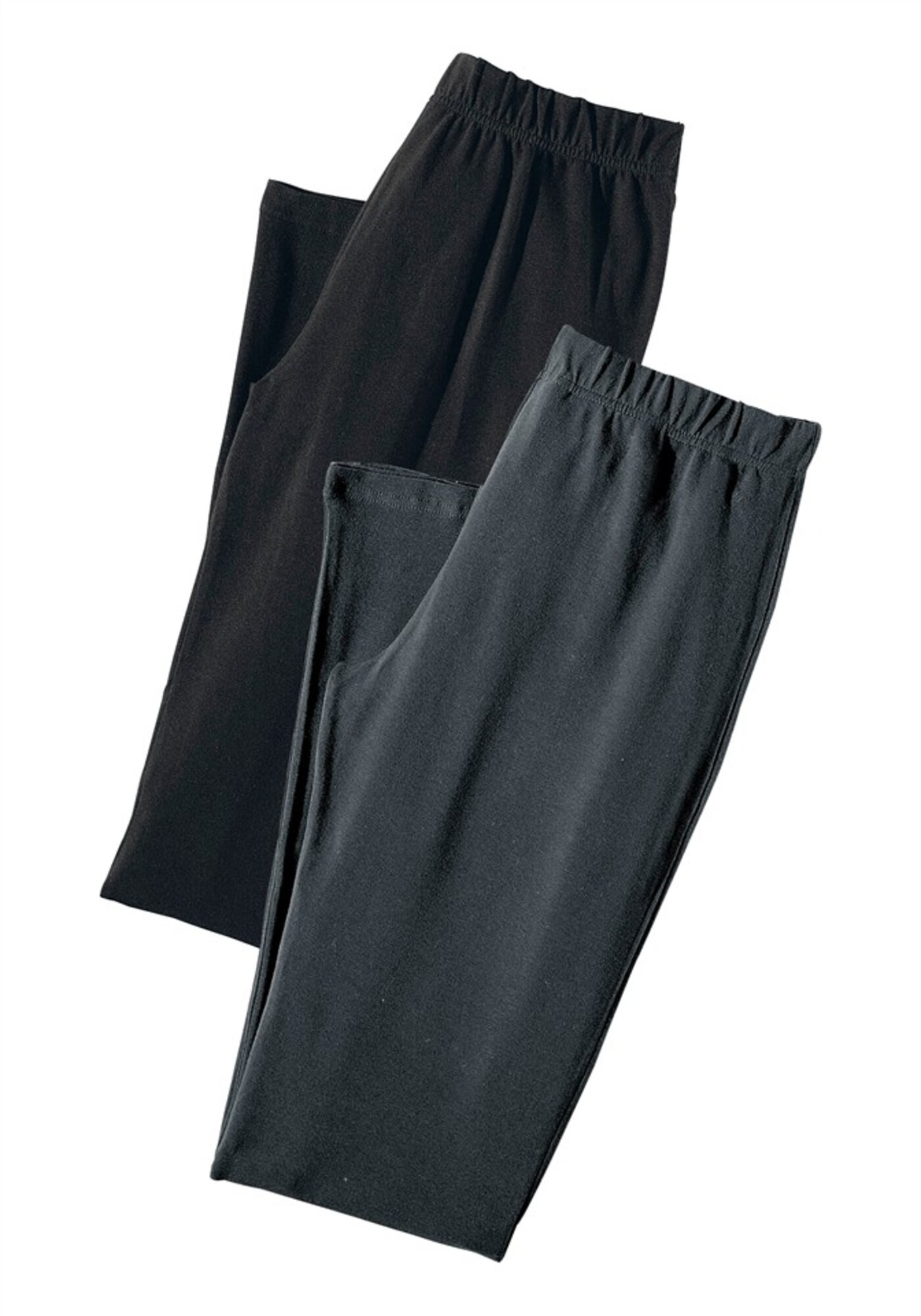 VIVANCE Pyžamové nohavice  antracitová / čierna