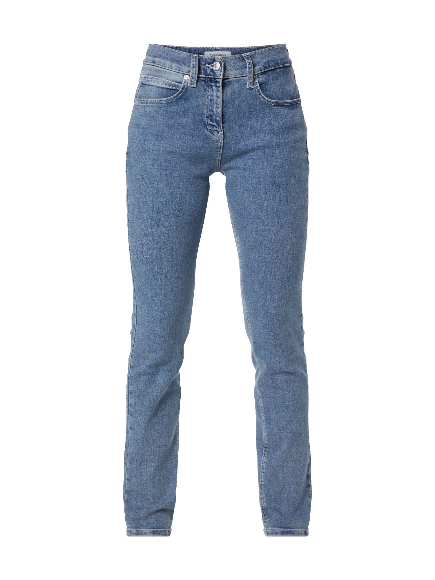 Calvin Klein Dames Jeans Sll 5Pkt Jean Blauw calvin klein kopen in de aanbieding