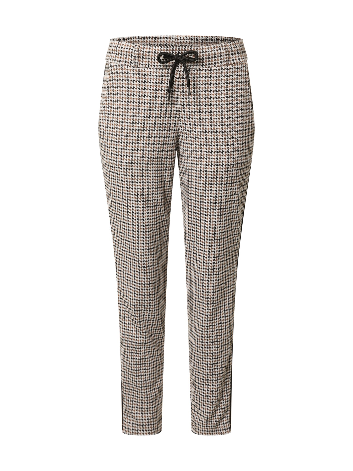 TOM TAILOR Chino stiliaus kelnės  balta / tamsiai mėlyna jūros spalva / ruda