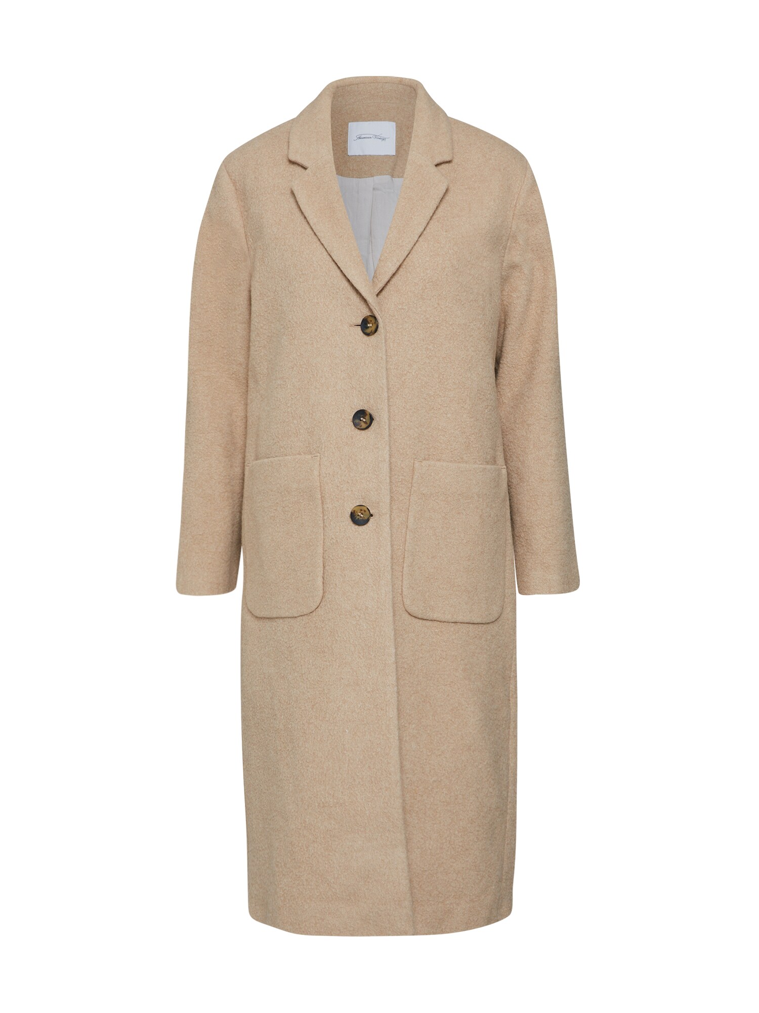 American Vintage Dames Wintermantel Bebvalley Beige american vintage kopen in de aanbieding