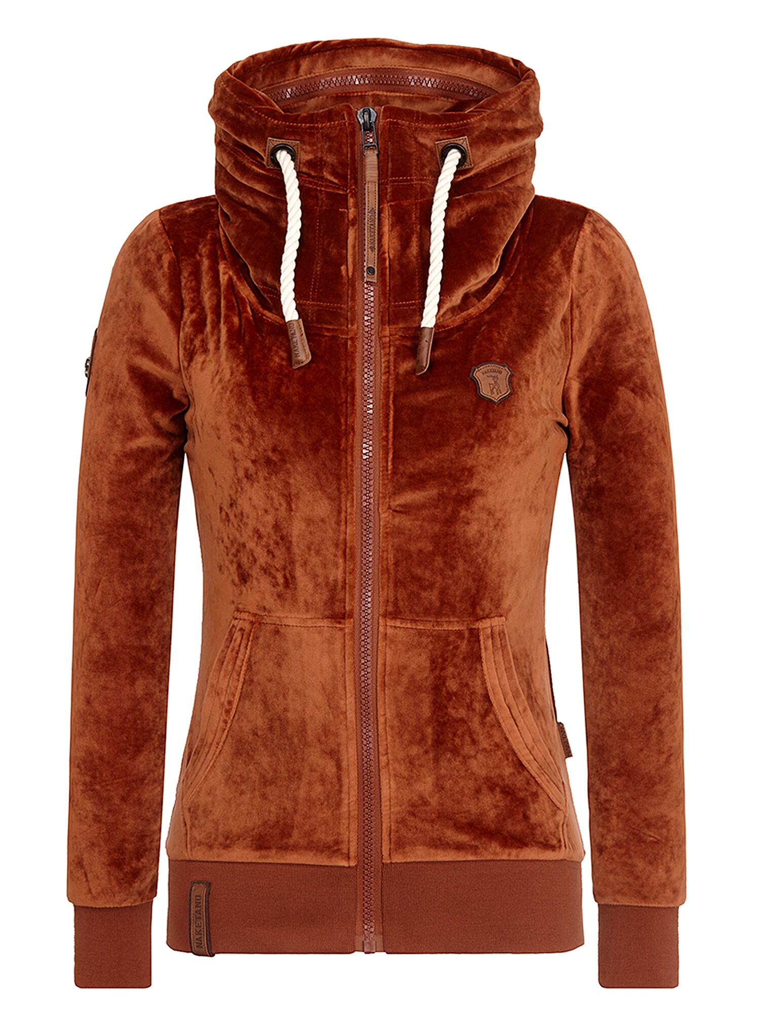 Naketano Dames Sweatshirt Bruin Sinaasappel naketano kopen in de aanbieding