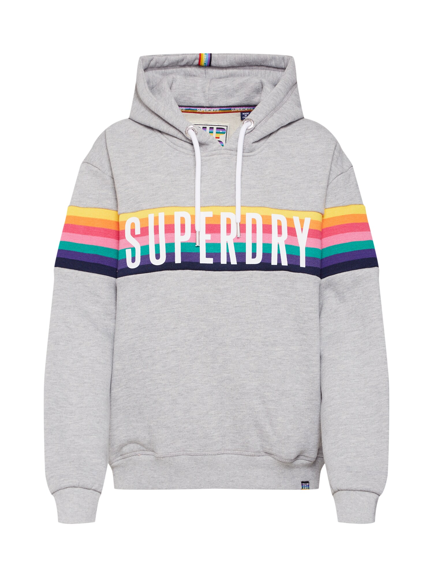 Superdry Dames Sweatshirt Carly Carnival Grijs superdry kopen in de aanbieding