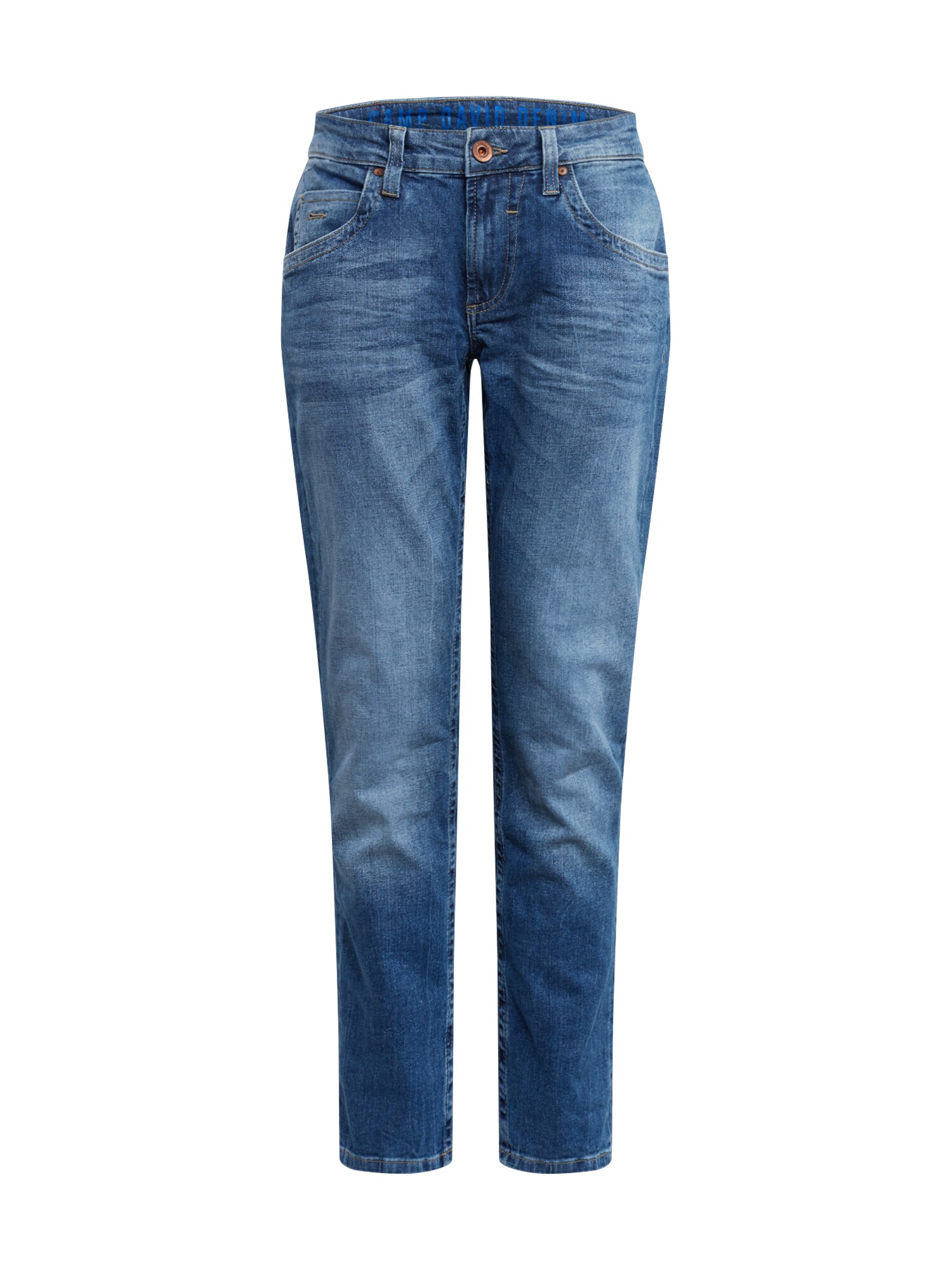 CAMP DAVID Džinsai 'NICO BLU0685 medium blue used/HJ30'  tamsiai (džinso) mėlyna