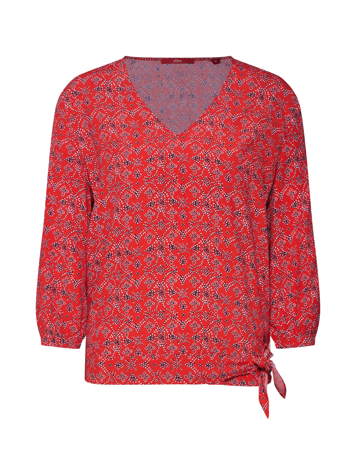 Soliver Red Label Dames Blouse Gemengde Kleuren Rood soliver red label kopen in de aanbieding
