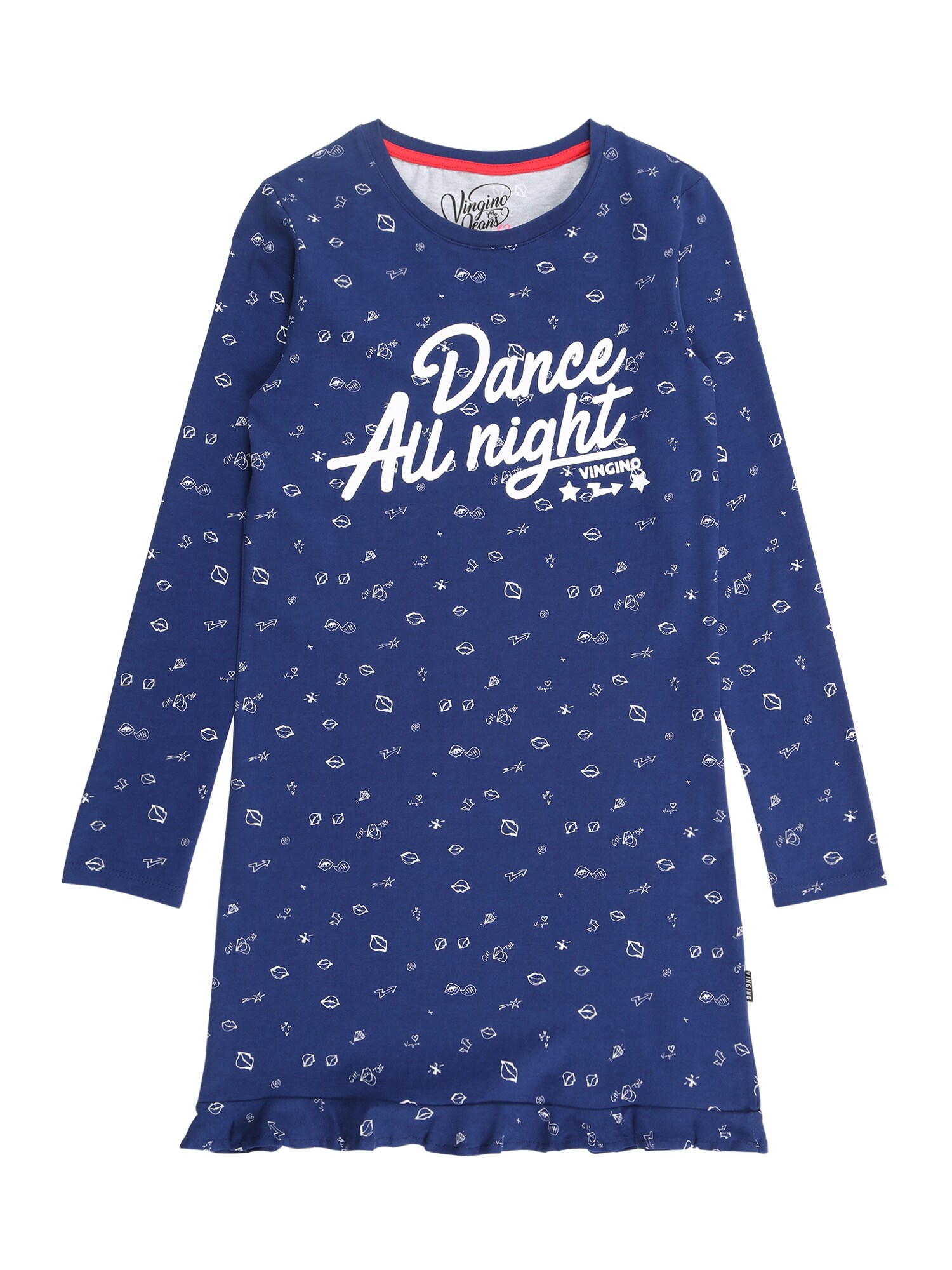 Vingino Meisjes Nachthemd Donkerblauw vingino kopen in de aanbieding