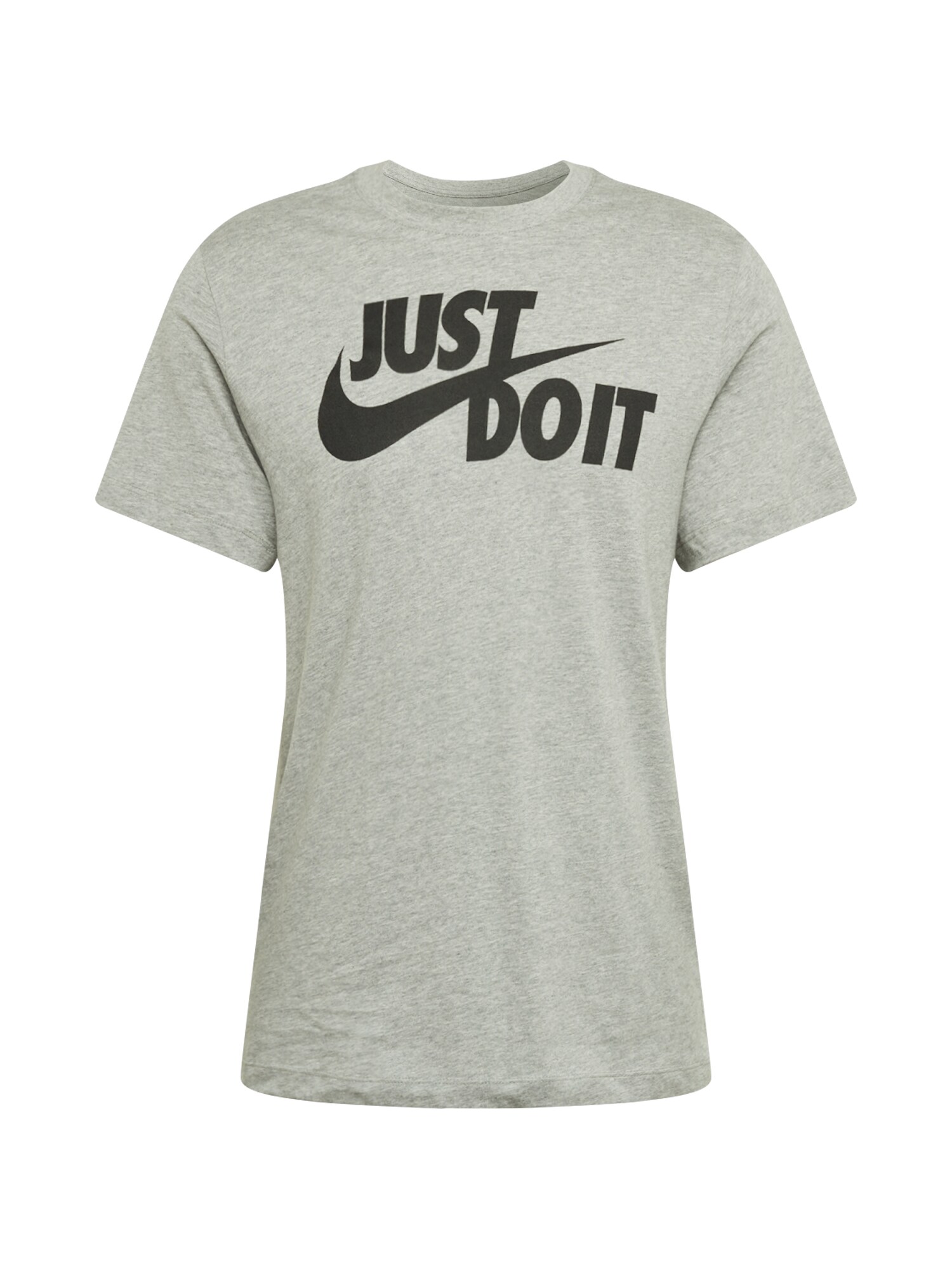 Nike Sportswear Tricou 'Swoosh'  gri amestecat / negru