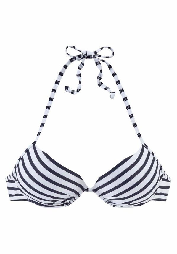 VENICE BEACH, Bikini felső 'Summer', kék & fehér, 3 kép a 5 közül