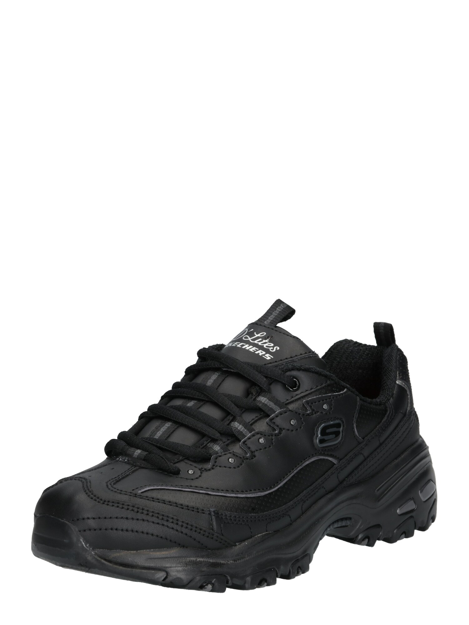 SKECHERS Sneaker low DLites  negru / alb