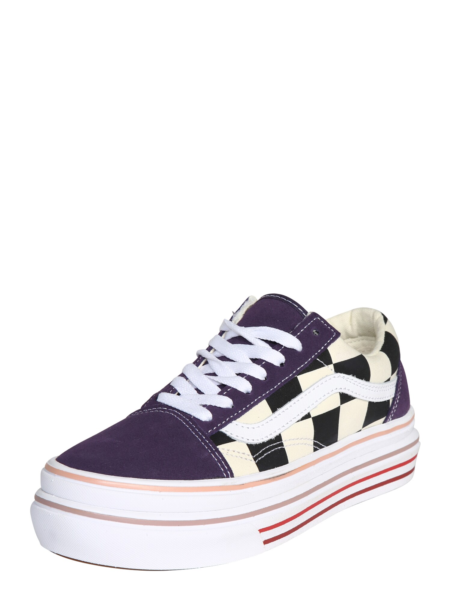 VANS Sportbačiai be auliuko 'UA ComfyCush Era'  tamsiai violetinė / balta / juoda