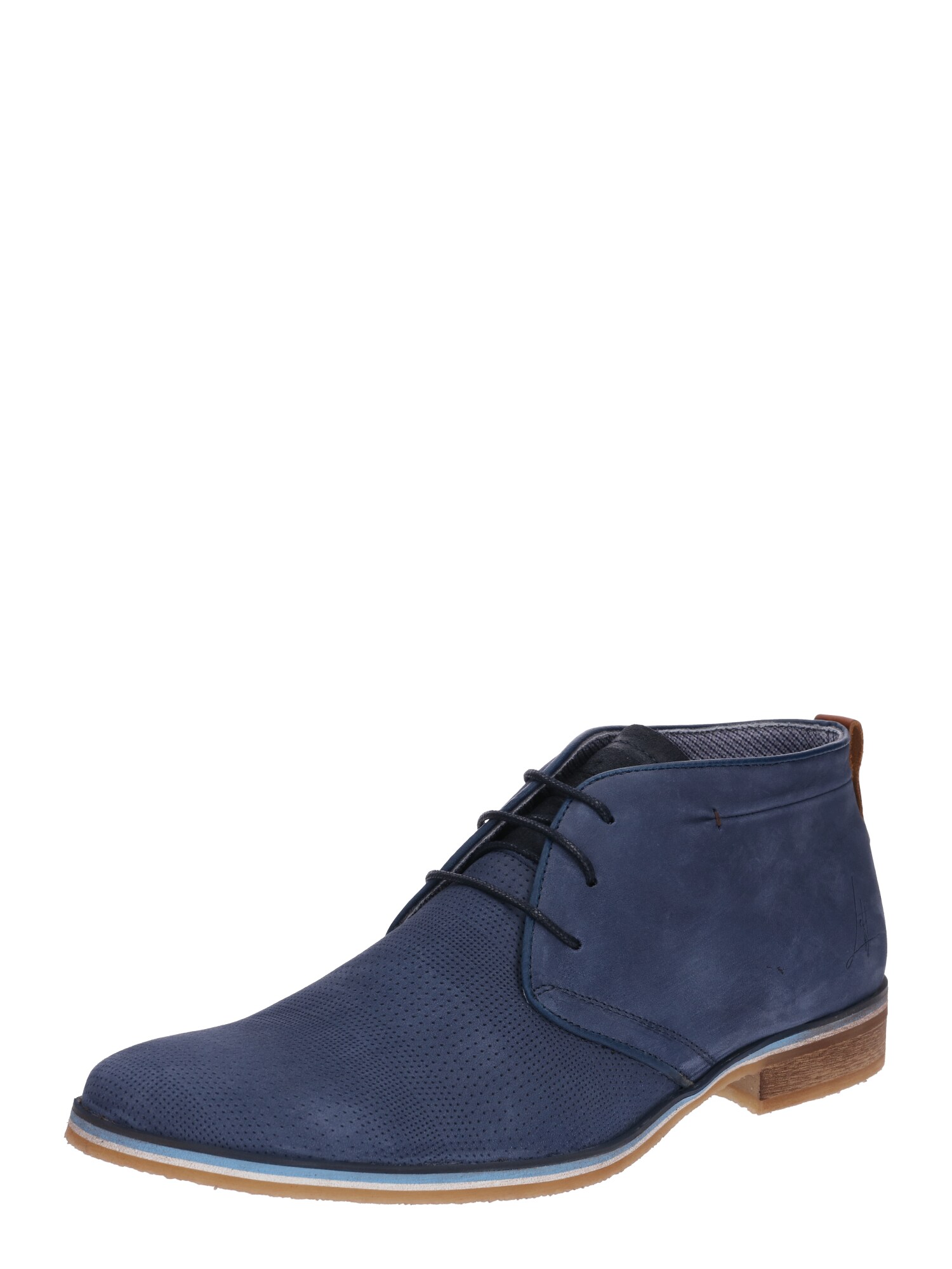 Bullboxer Heren Veterlaarzen Blauw bullboxer kopen in de aanbieding
