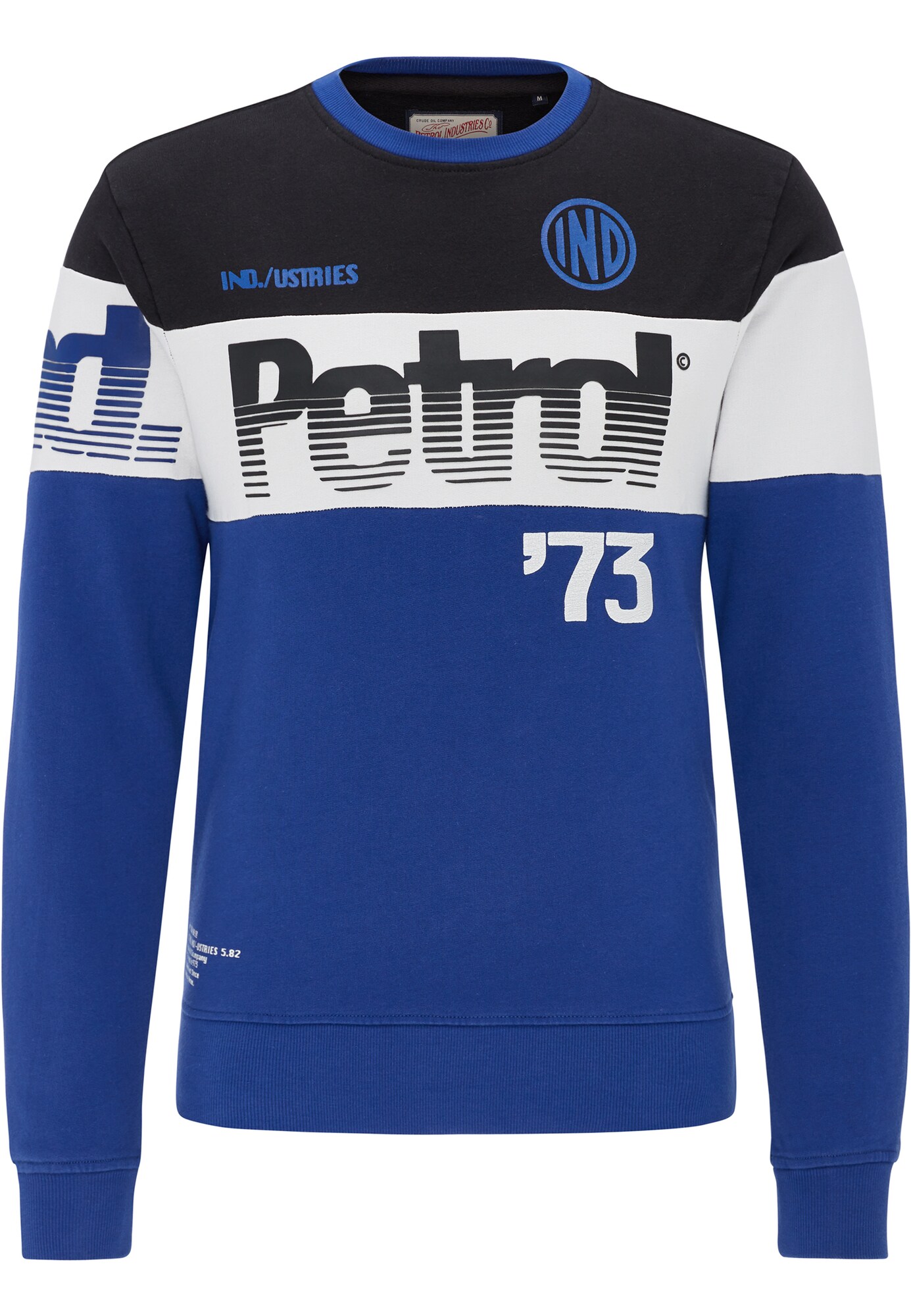 Petrol Industries Heren Sweatshirt Men Blauw petrol industries kopen in de aanbieding