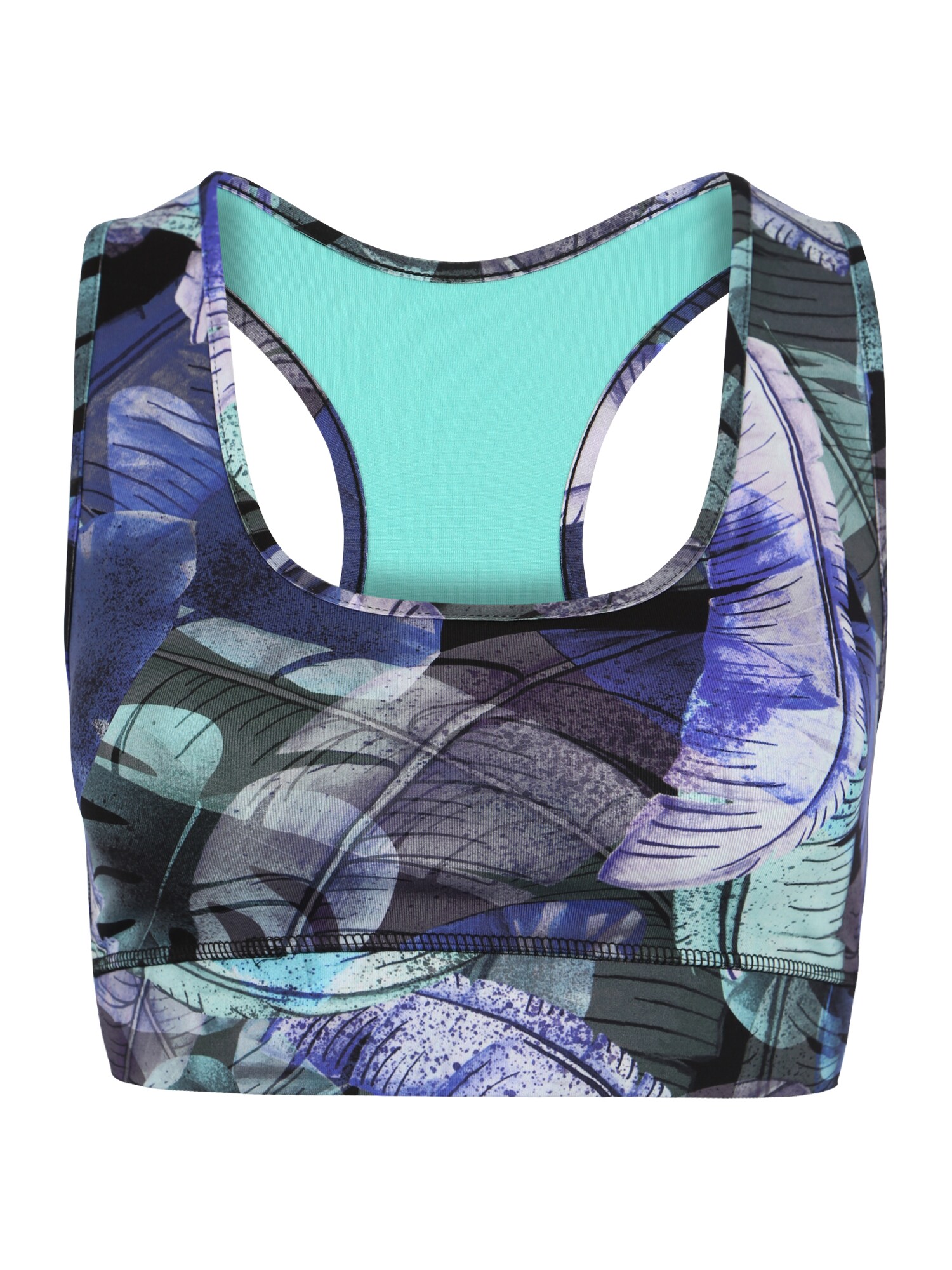 Hey Honey Dames Sport Bh Blauw Turquoise Lila hey honey kopen in de aanbieding