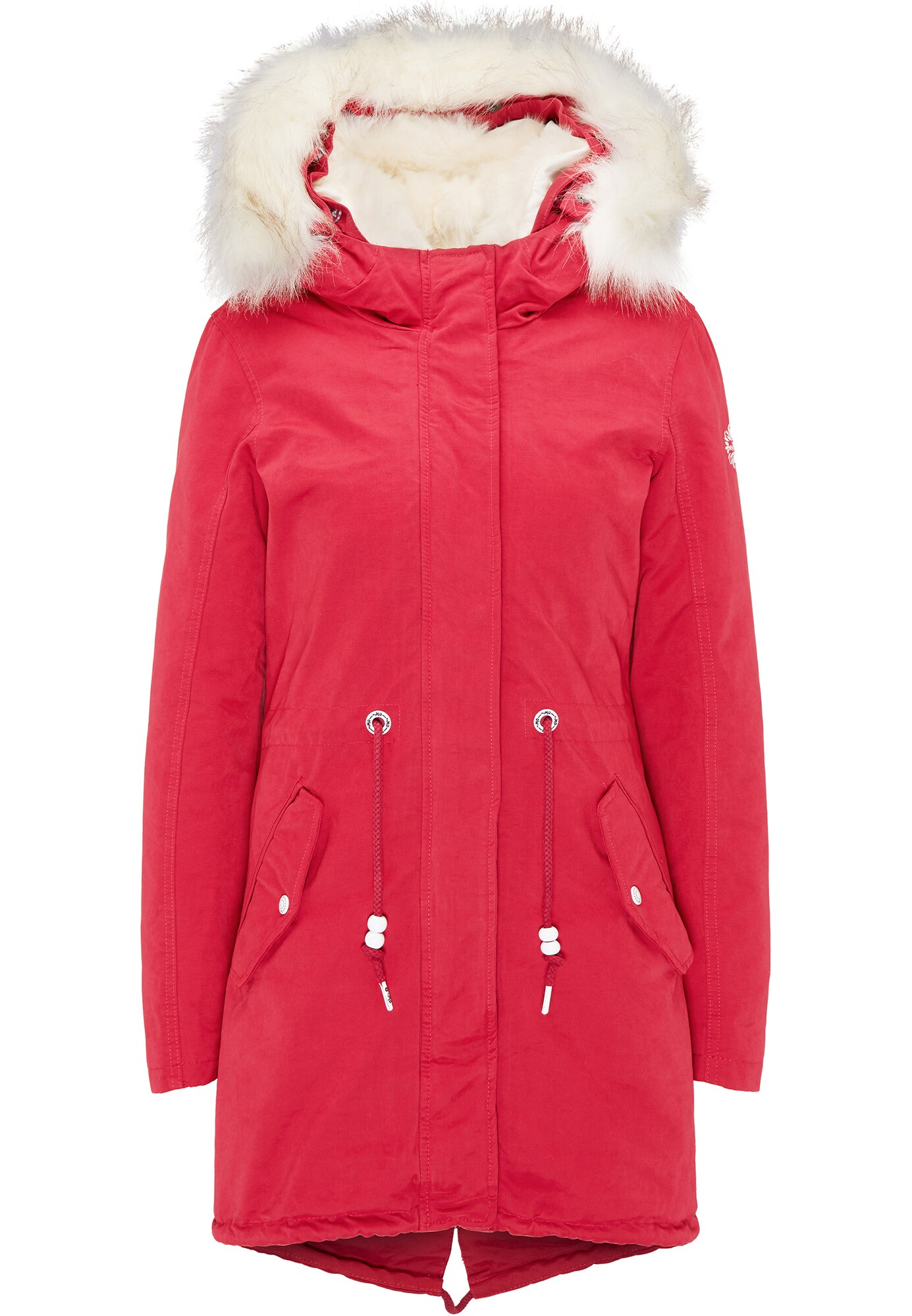 Mymo Dames Winterparka Grenadine Wit mymo kopen in de aanbieding