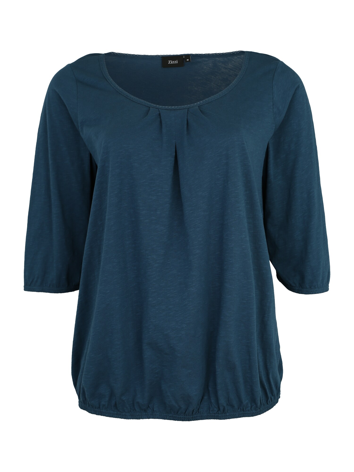 Zizzi Dames Blouse Vloa Blauw zizzi kopen in de aanbieding