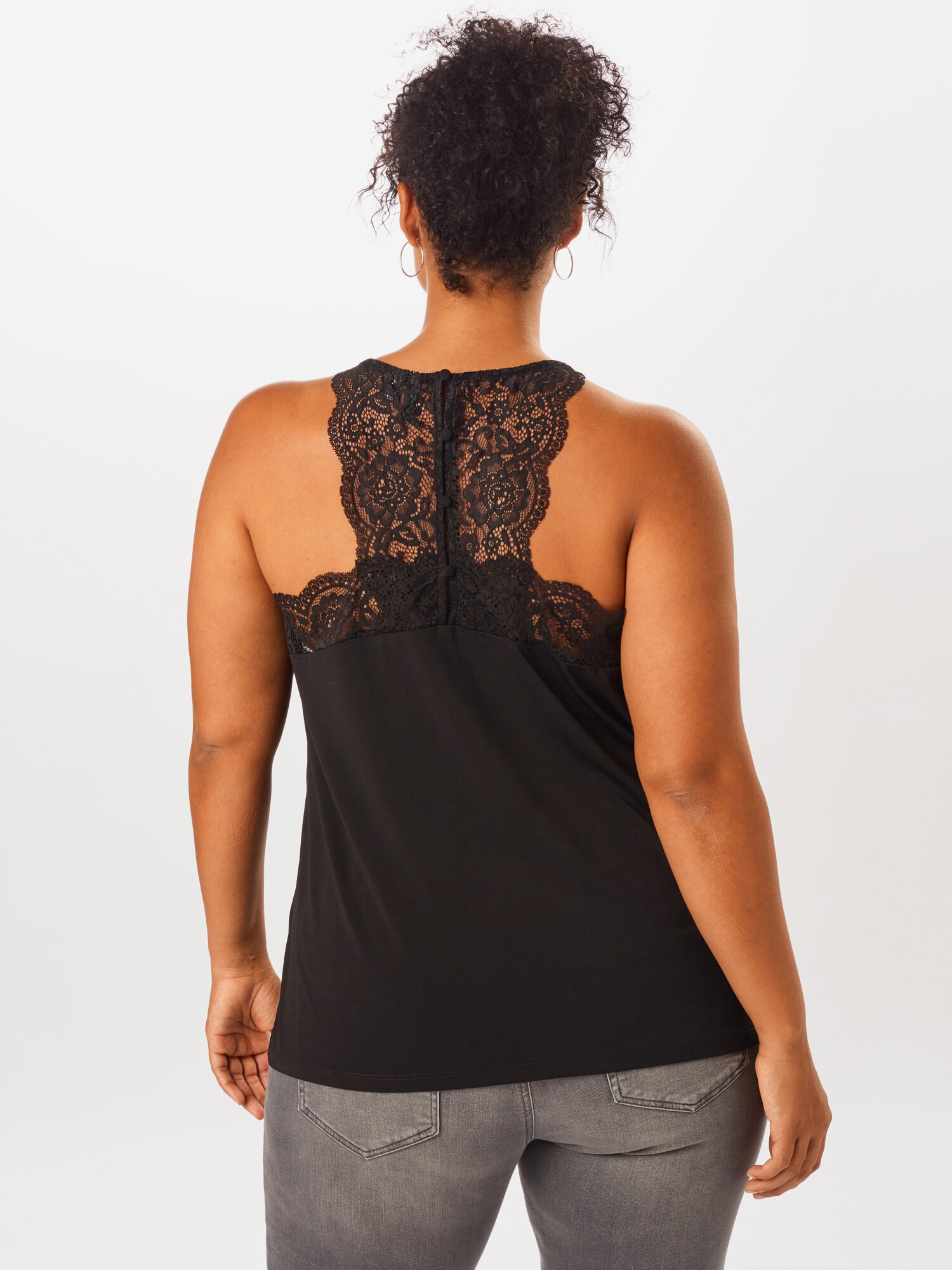 Vero Moda Curve Top 'Ana' čierna (obrázok 3)