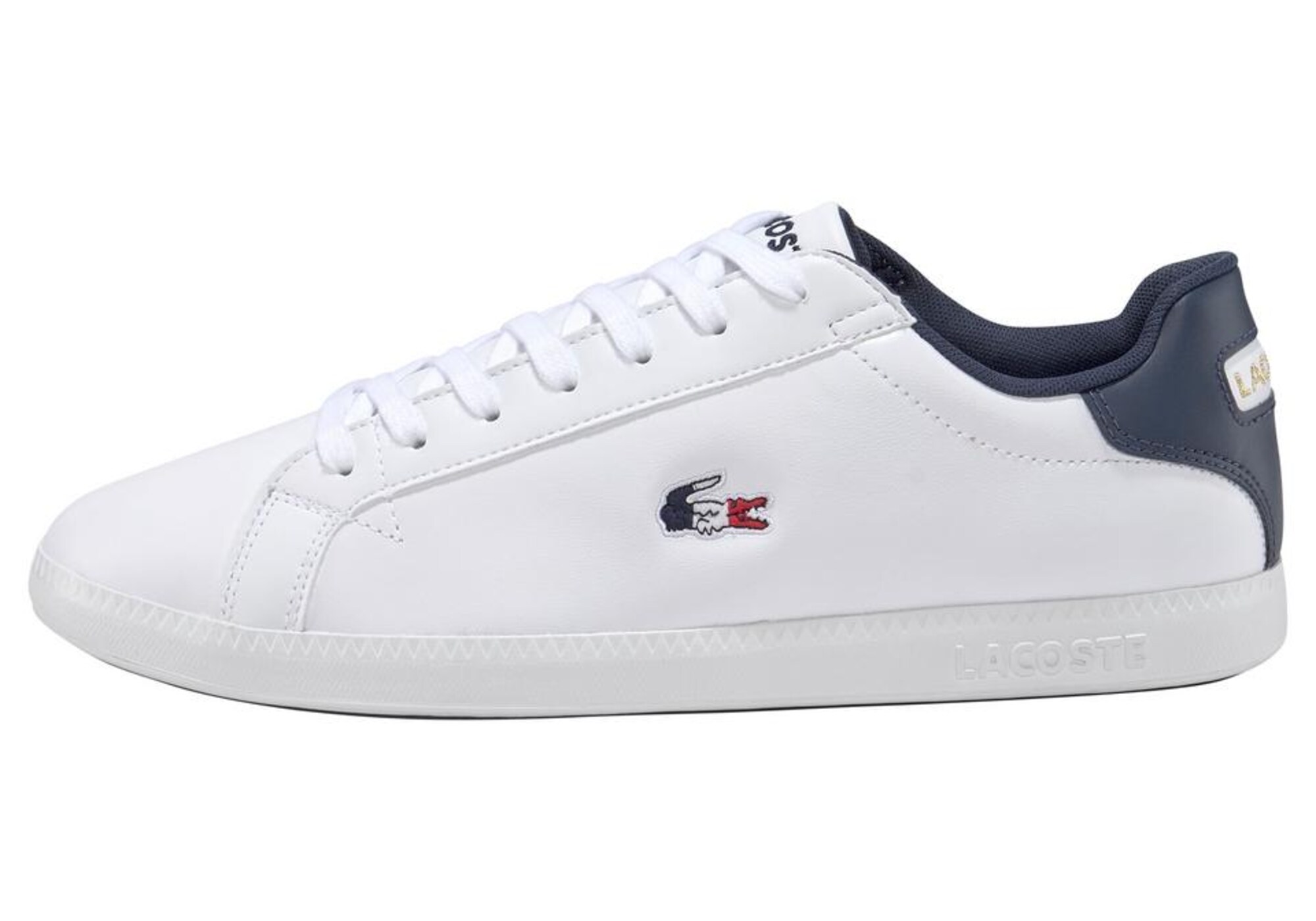 LACOSTE Sportbačiai be auliuko  tamsiai mėlyna / balta
