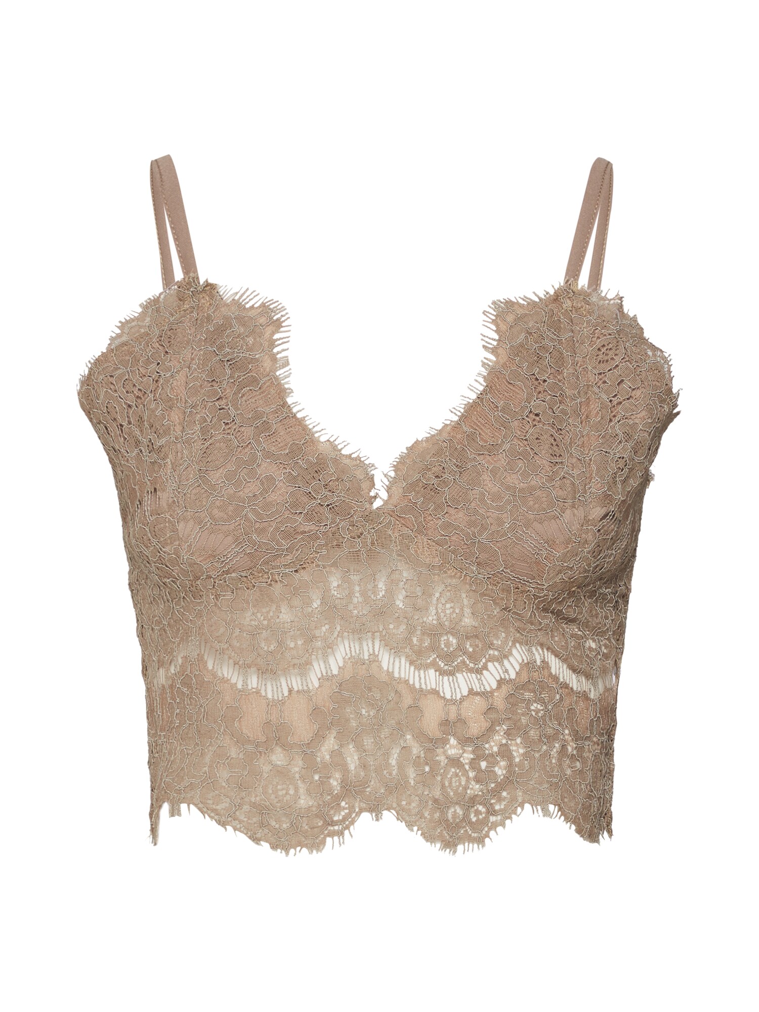 Missguided Dames Top Corded Lace Cami Kaki missguided kopen in de aanbieding