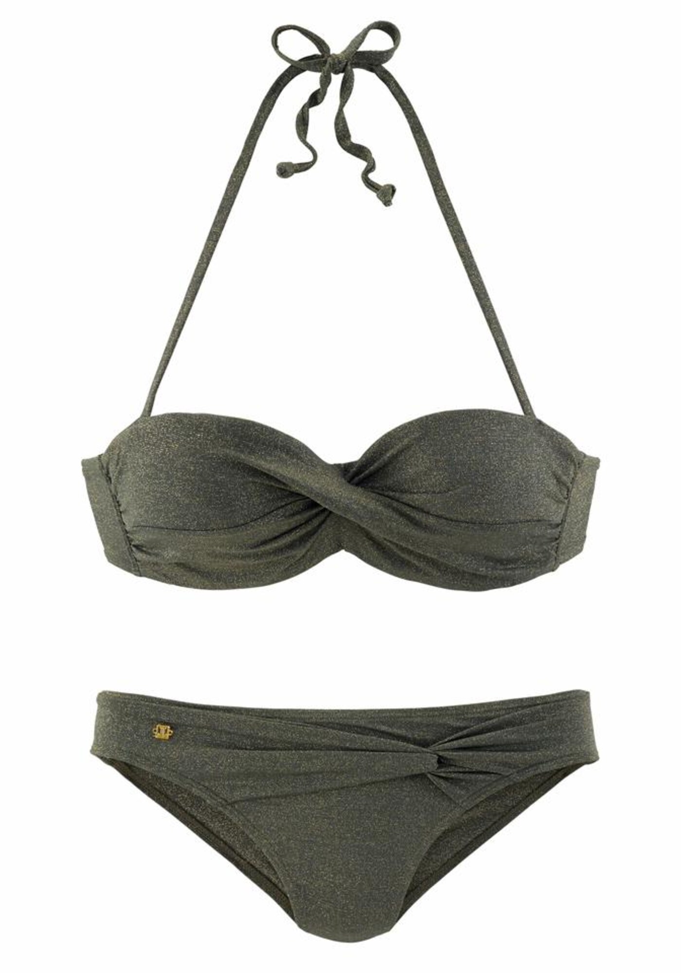 JETTE Bikinis  auksas / alyvuogių spalva