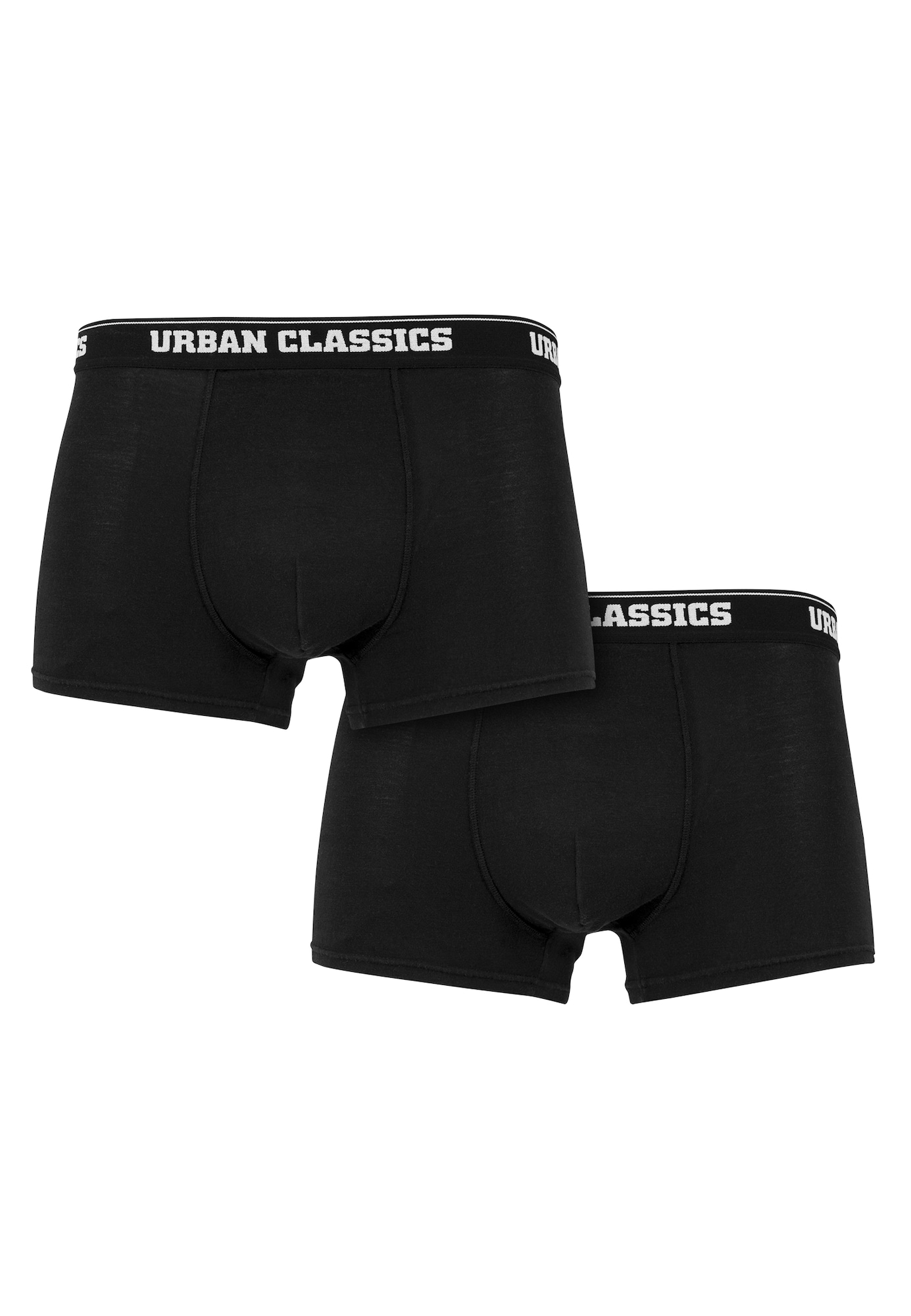 Urban Classics Boxer trumpikės juoda / balta