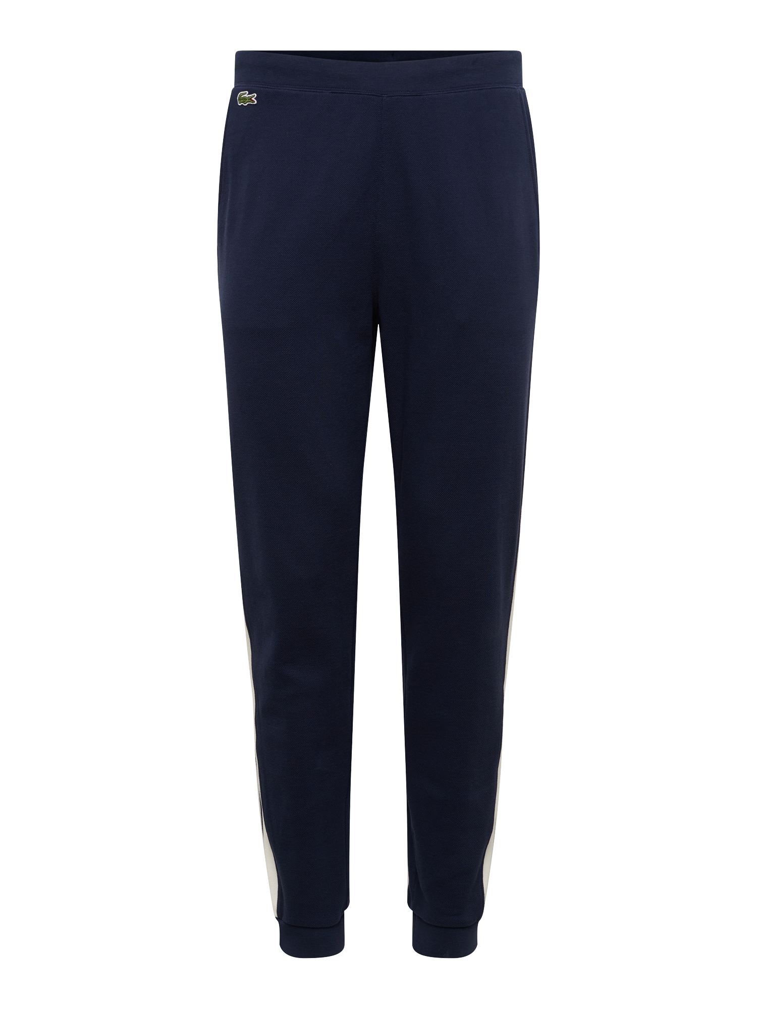 Lacoste Heren Broek Pantalon De Survetement Marine Wit lacoste kopen in de aanbieding