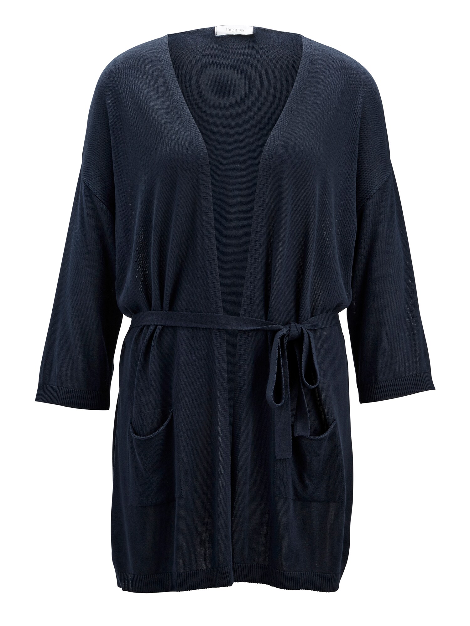 Heine Dames Gebreid Vest Donkerblauw heine kopen in de aanbieding