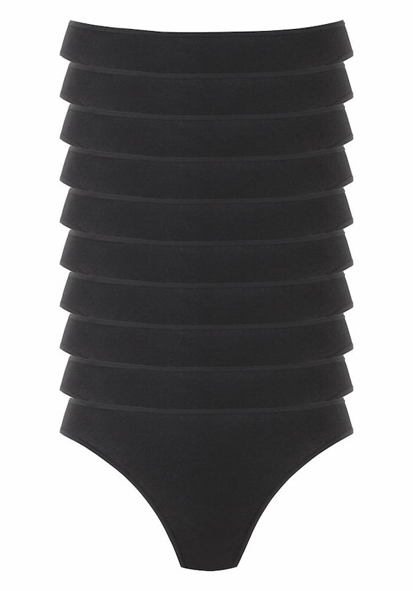 PETITE FLEUR, String bugyik, fekete, 3 kép a 5 közül