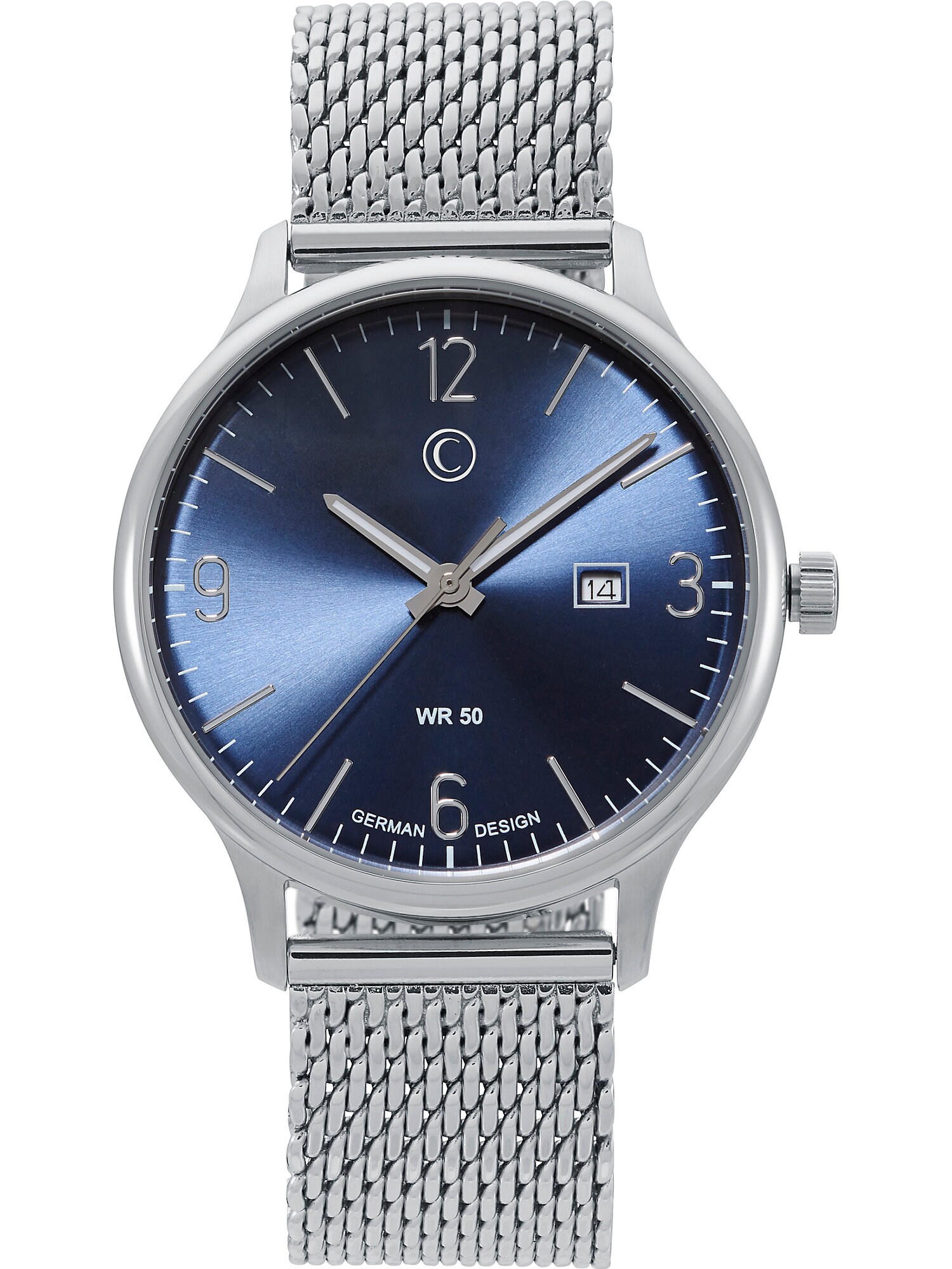 C-Collection Uhr blau / silber