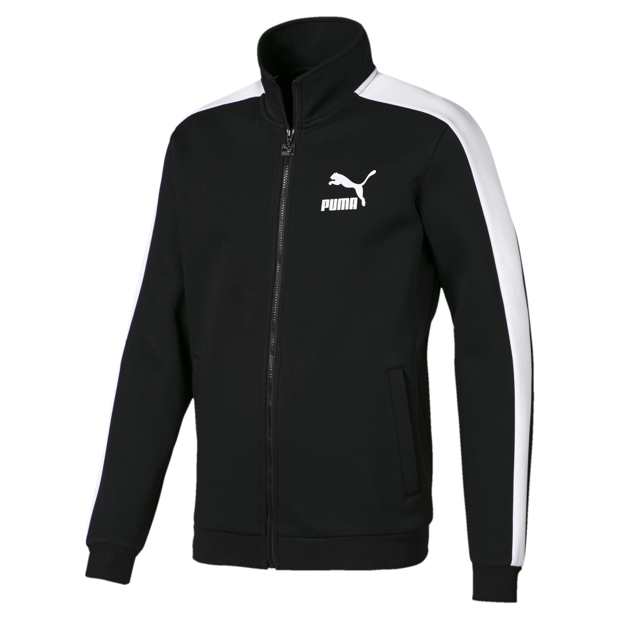 Puma Heren Sweatvest Archive Iconic T7 Zwart Wit puma kopen in de aanbieding