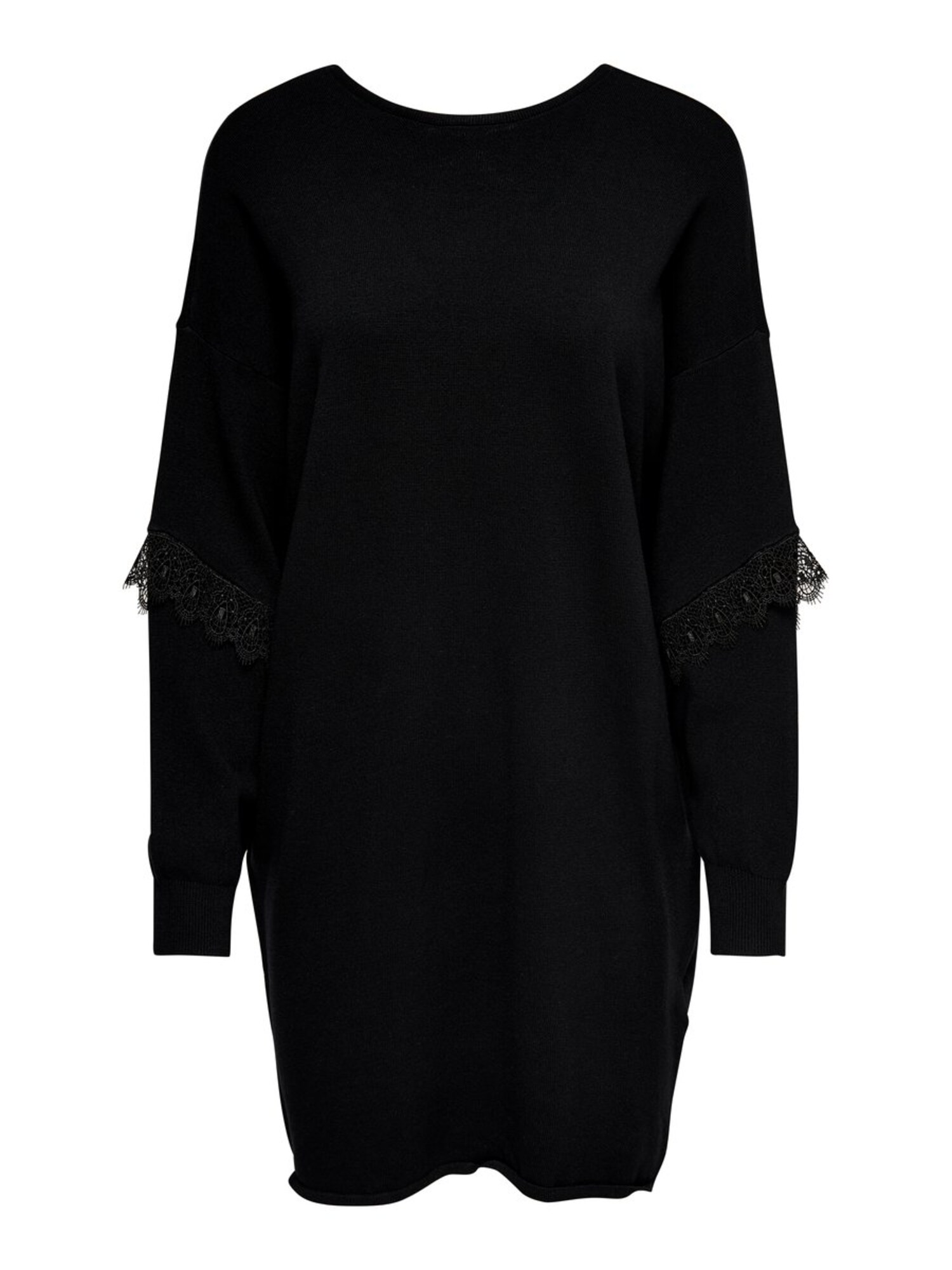 Jacqueline De Yong Dames Gebreide Jurk Zwart jacqueline de yong kopen in de aanbieding